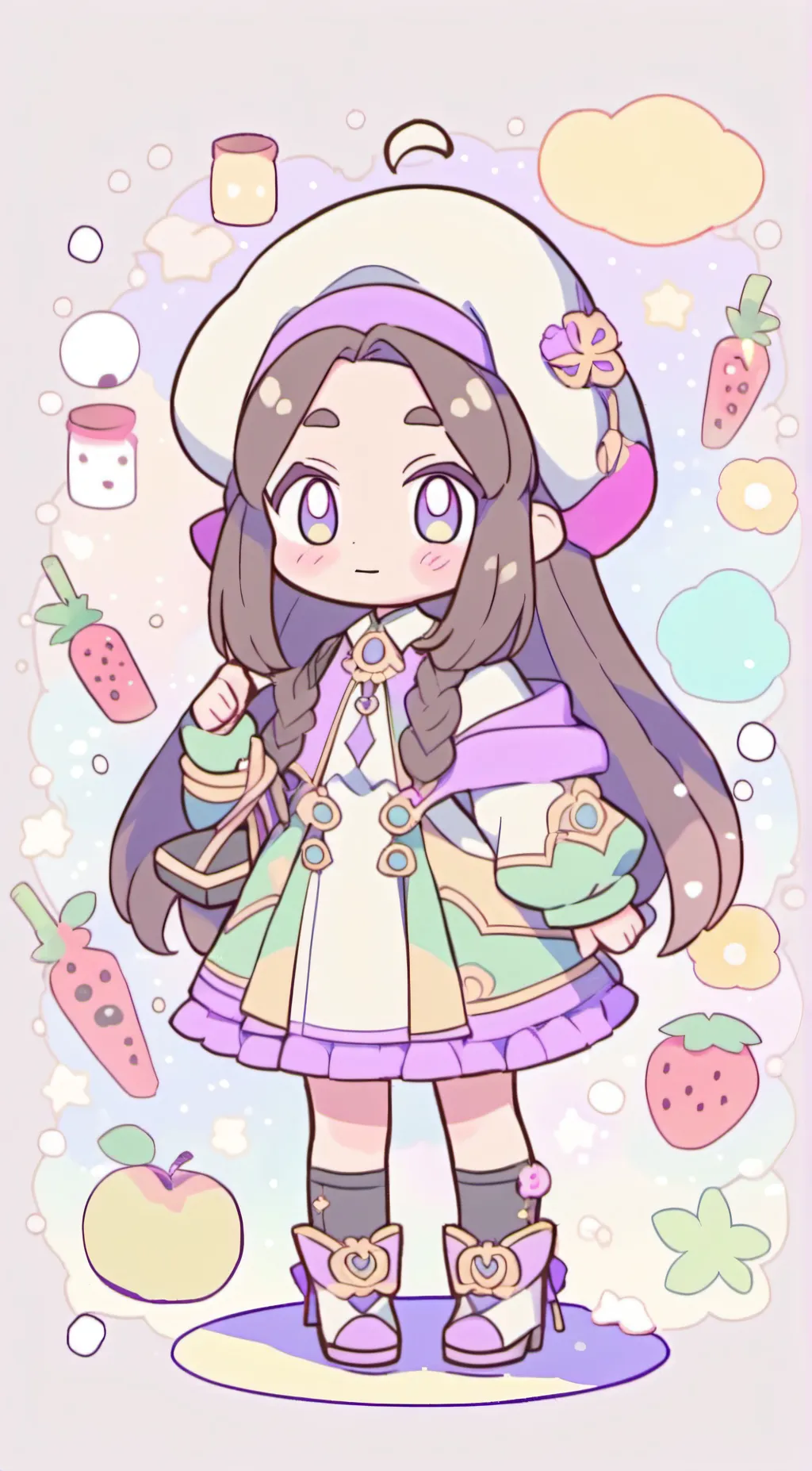 ai character: lily background