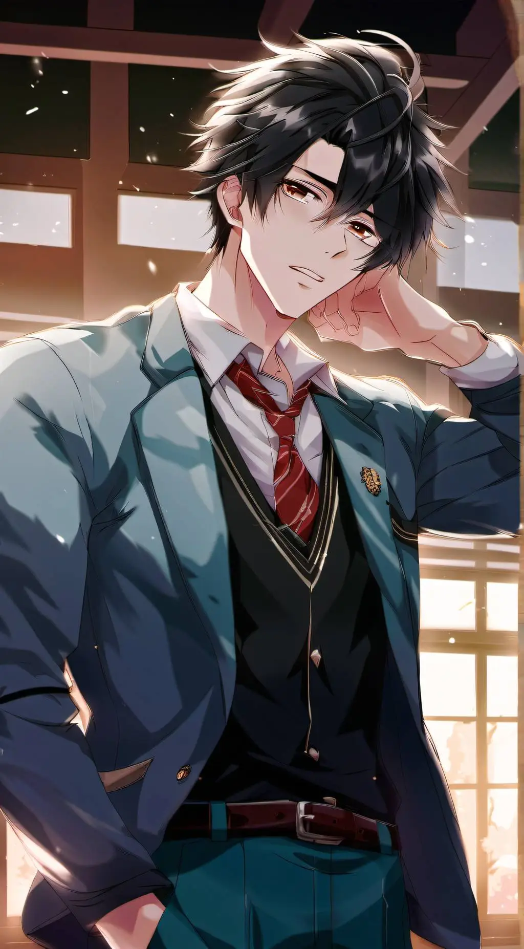 ai character: Kenneth  background