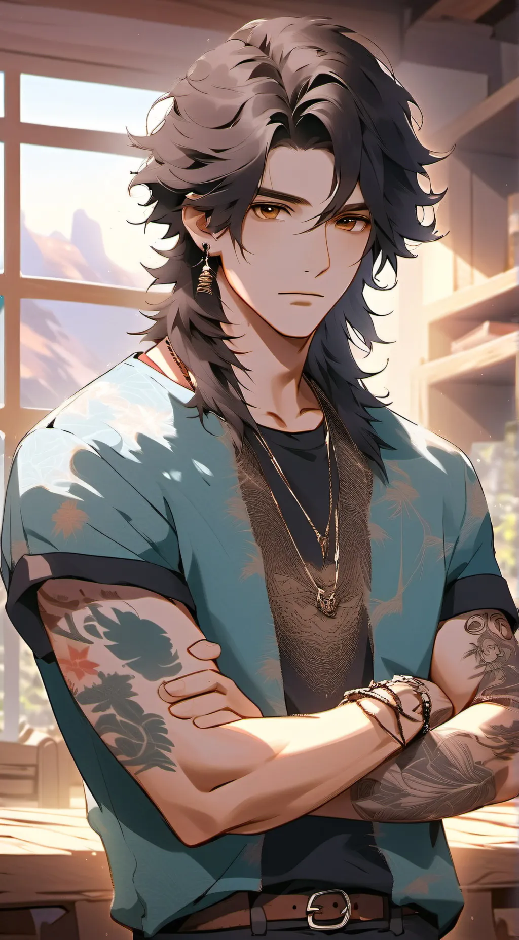 ai character: Asher background