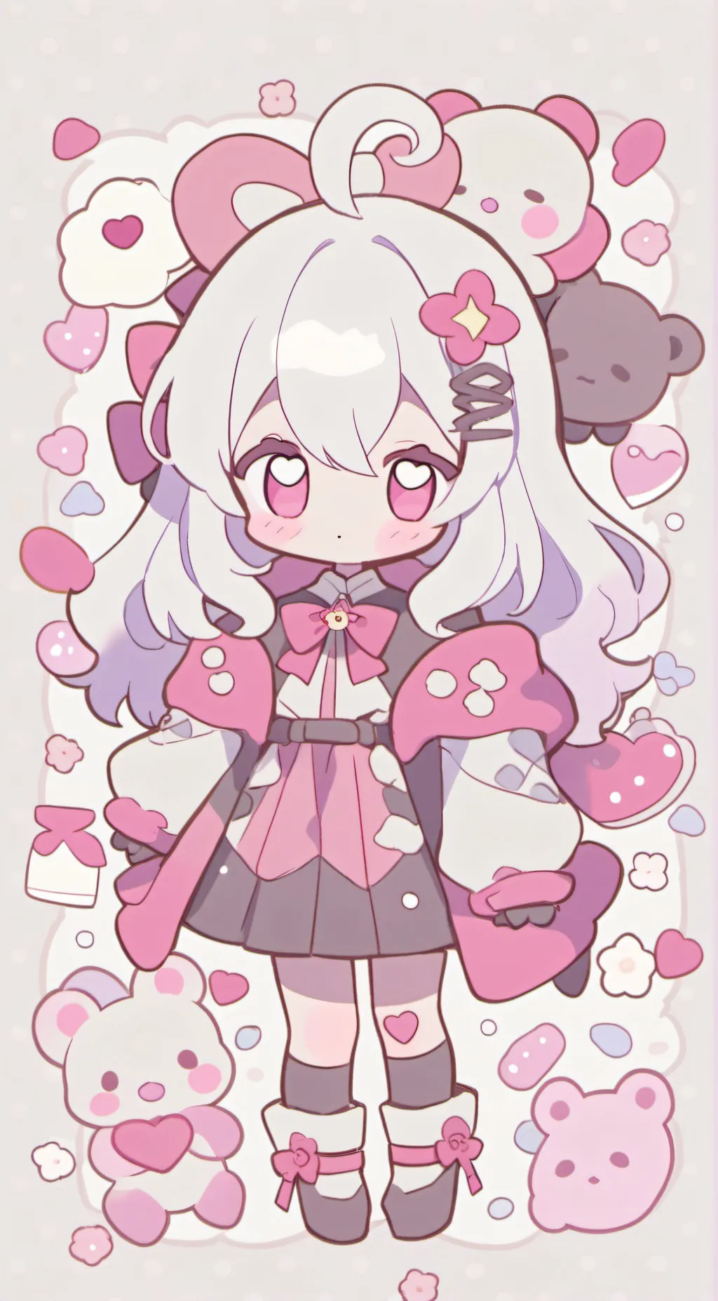 ai character: Sexy girl background