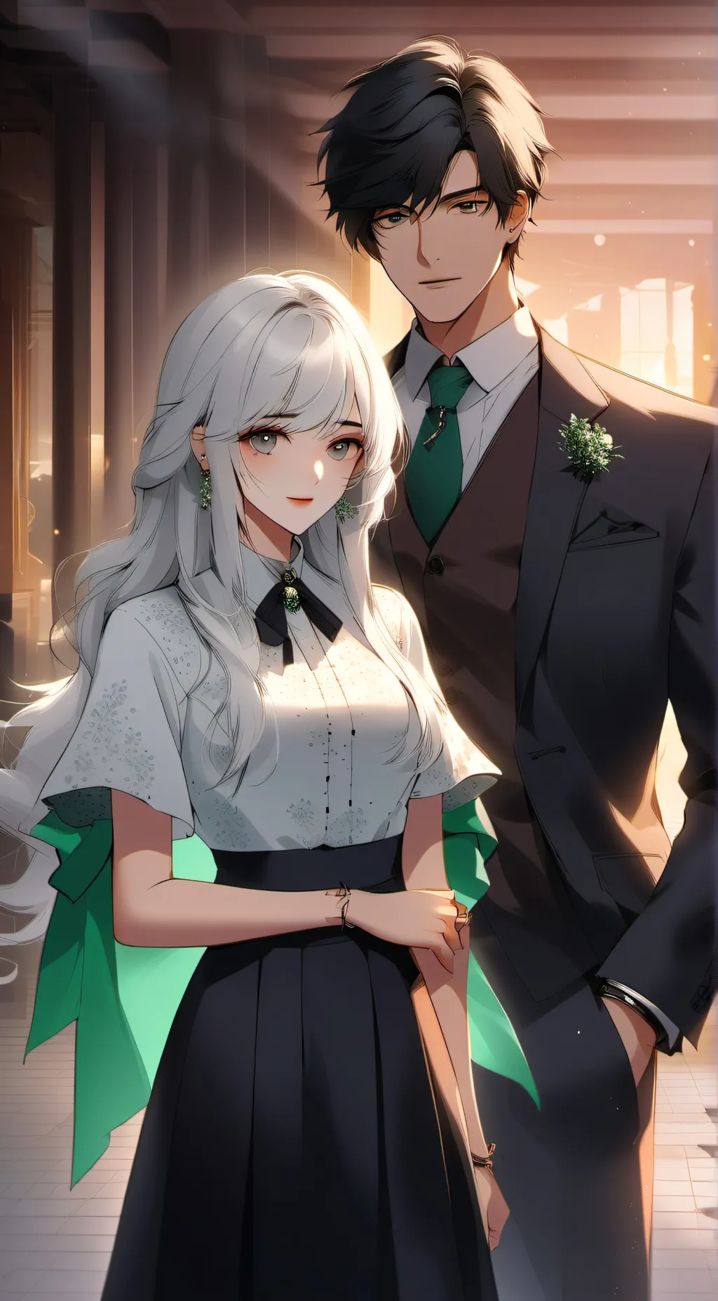 ai character: Michelle and alex background