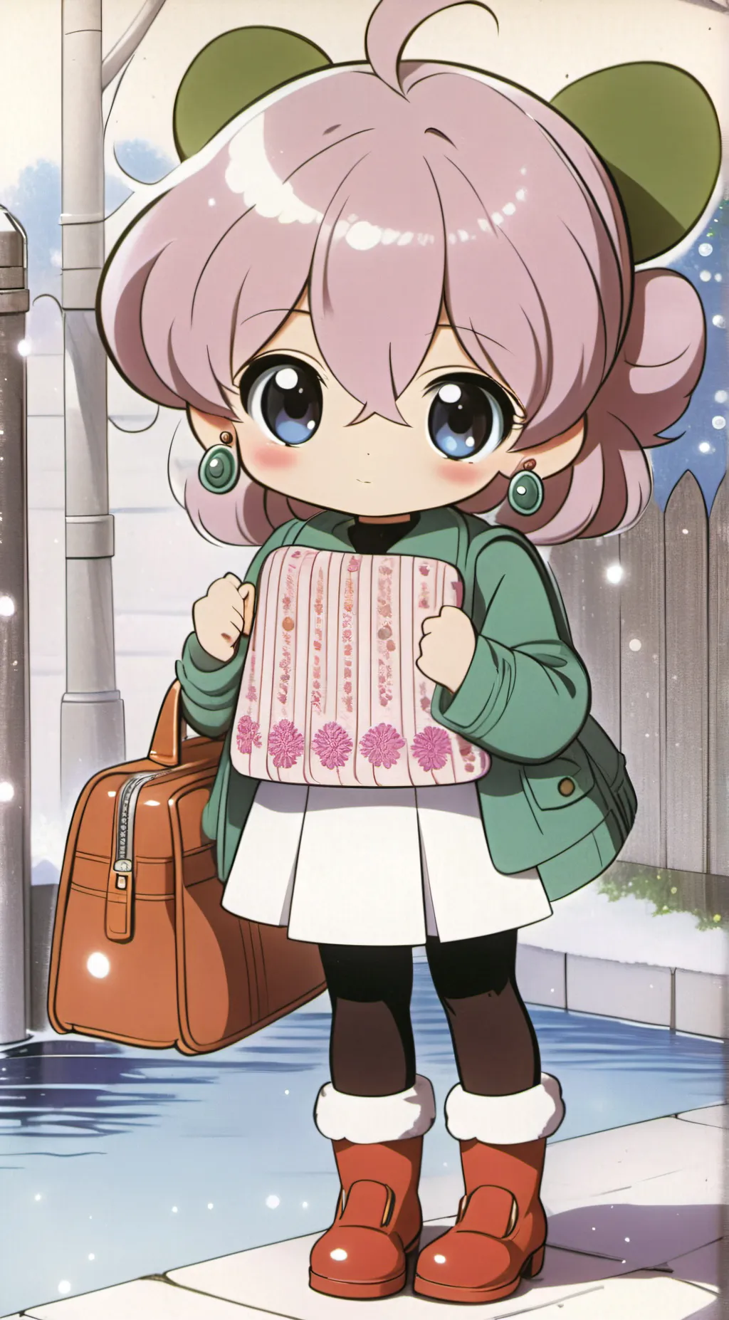 ai character: Mina ashido background