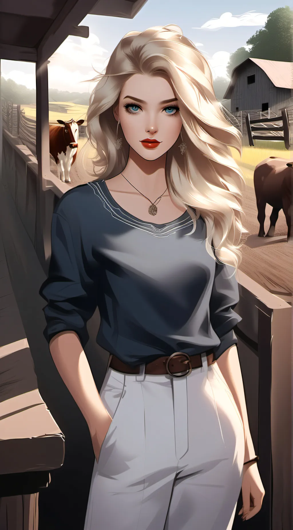 ai character: Aubree  background