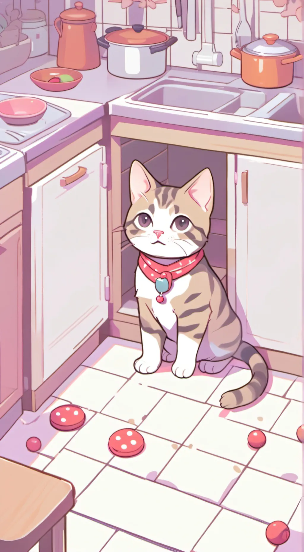 ai character: Space :3 background