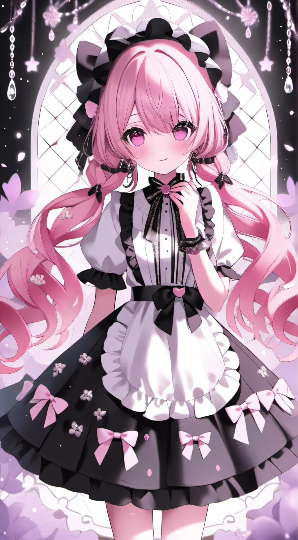 ai character: cat nap but maid!? background