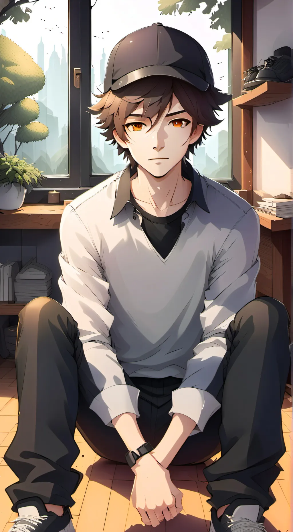 ai character: david background