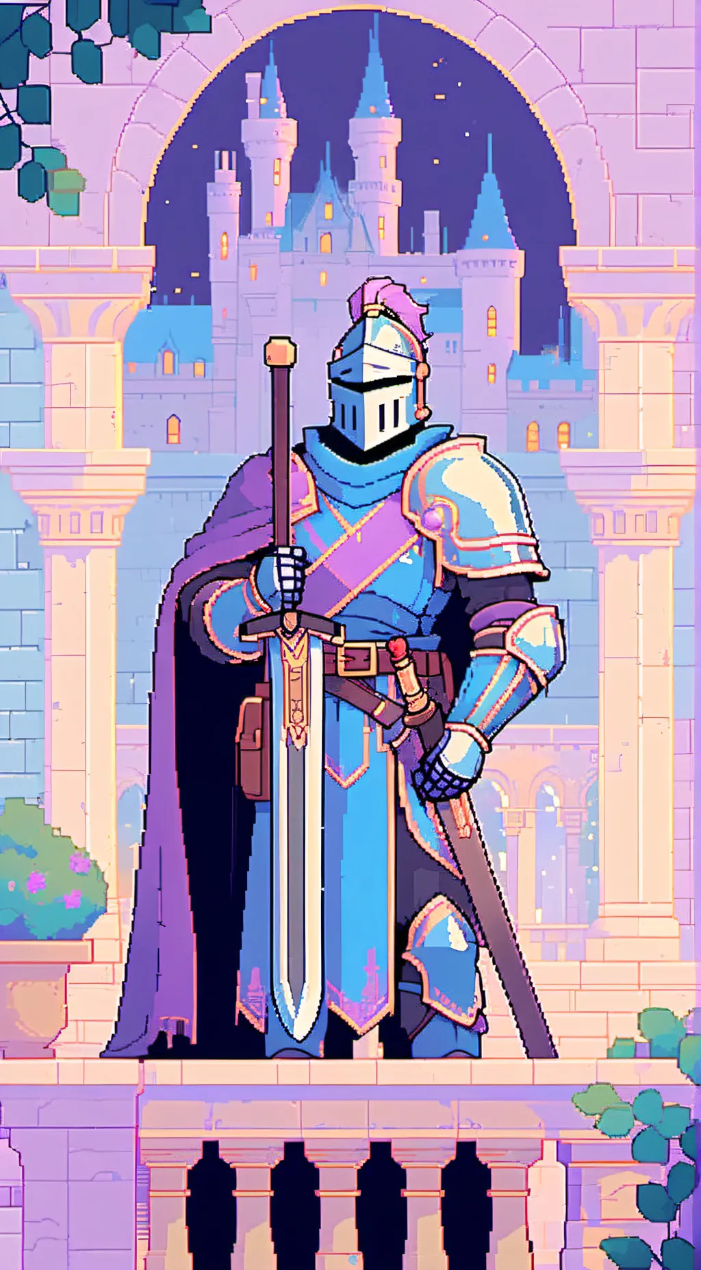 ai character: Night The Knight background