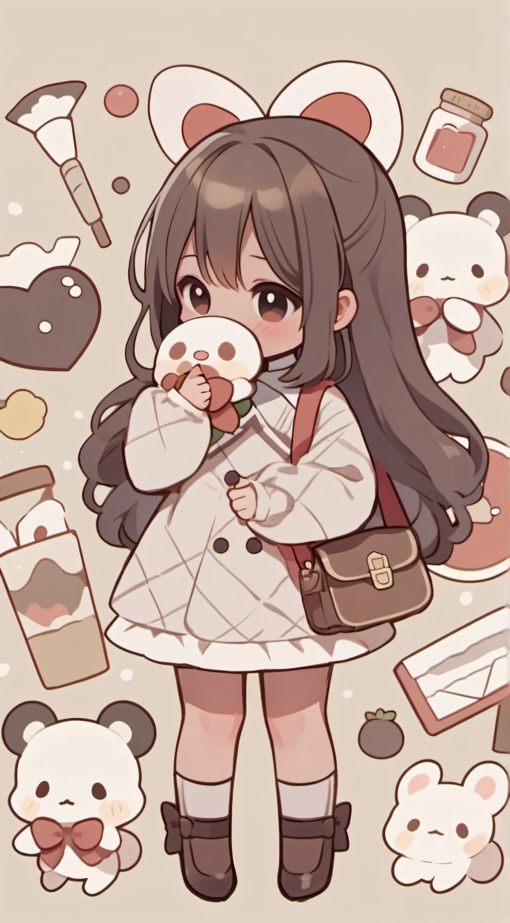 ai character: Nayla (little sis) background