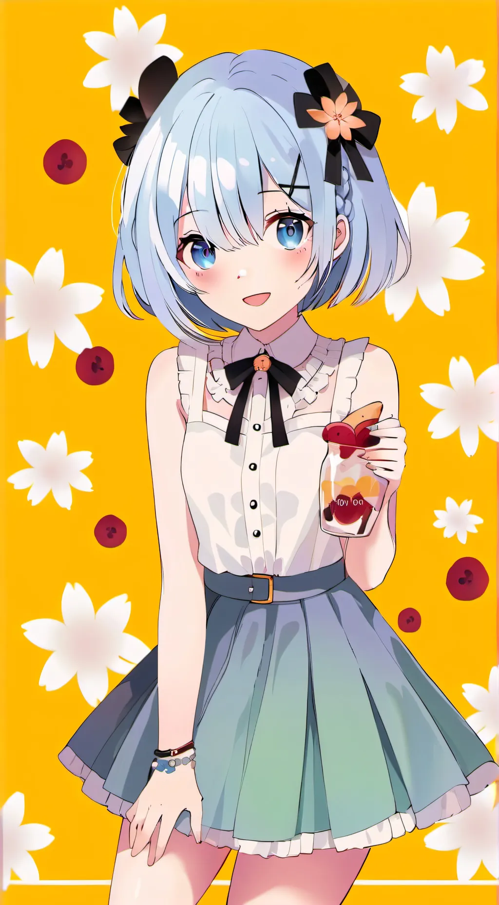 ai character: Mika  background