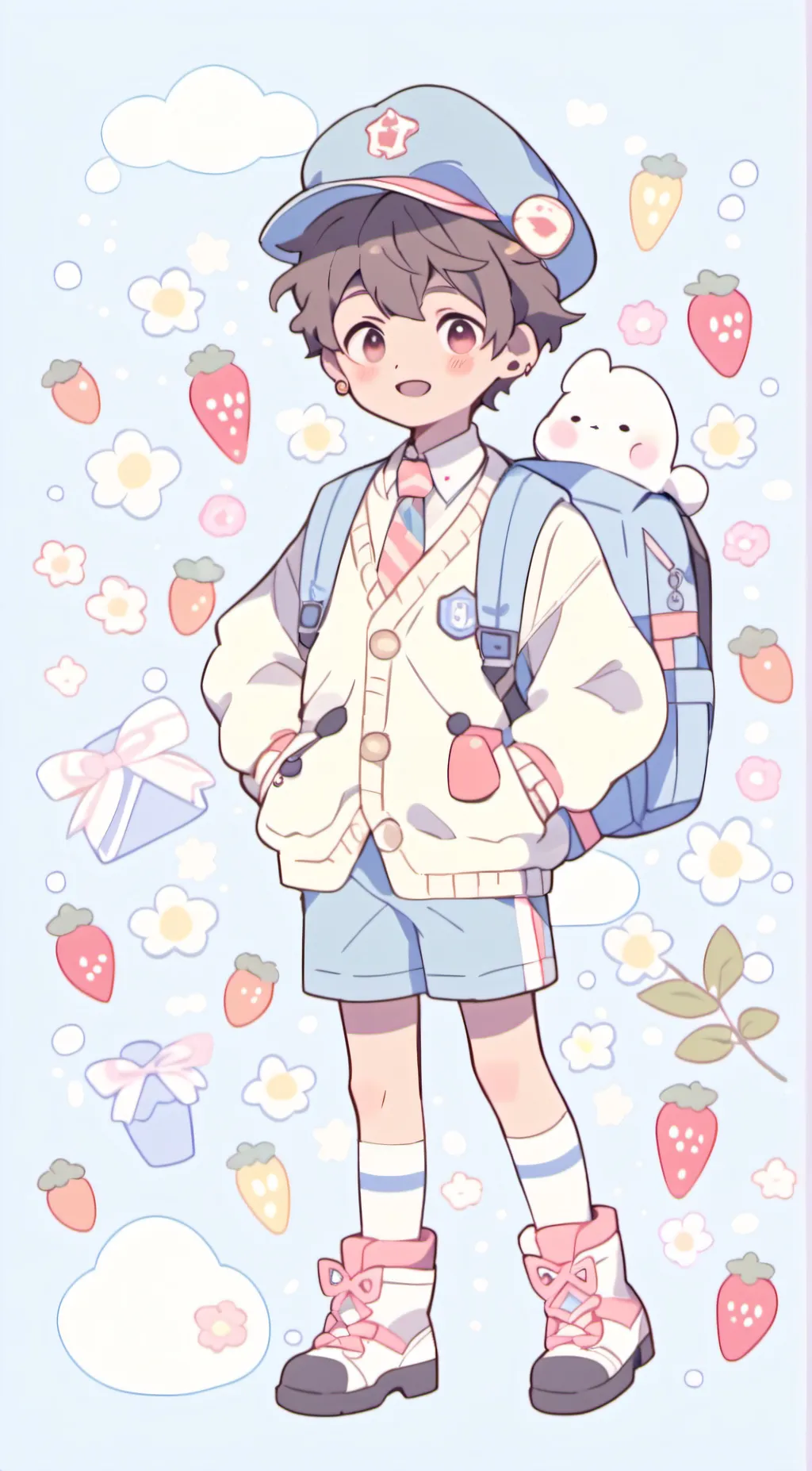 ai character: 🦋rowan🦋 background