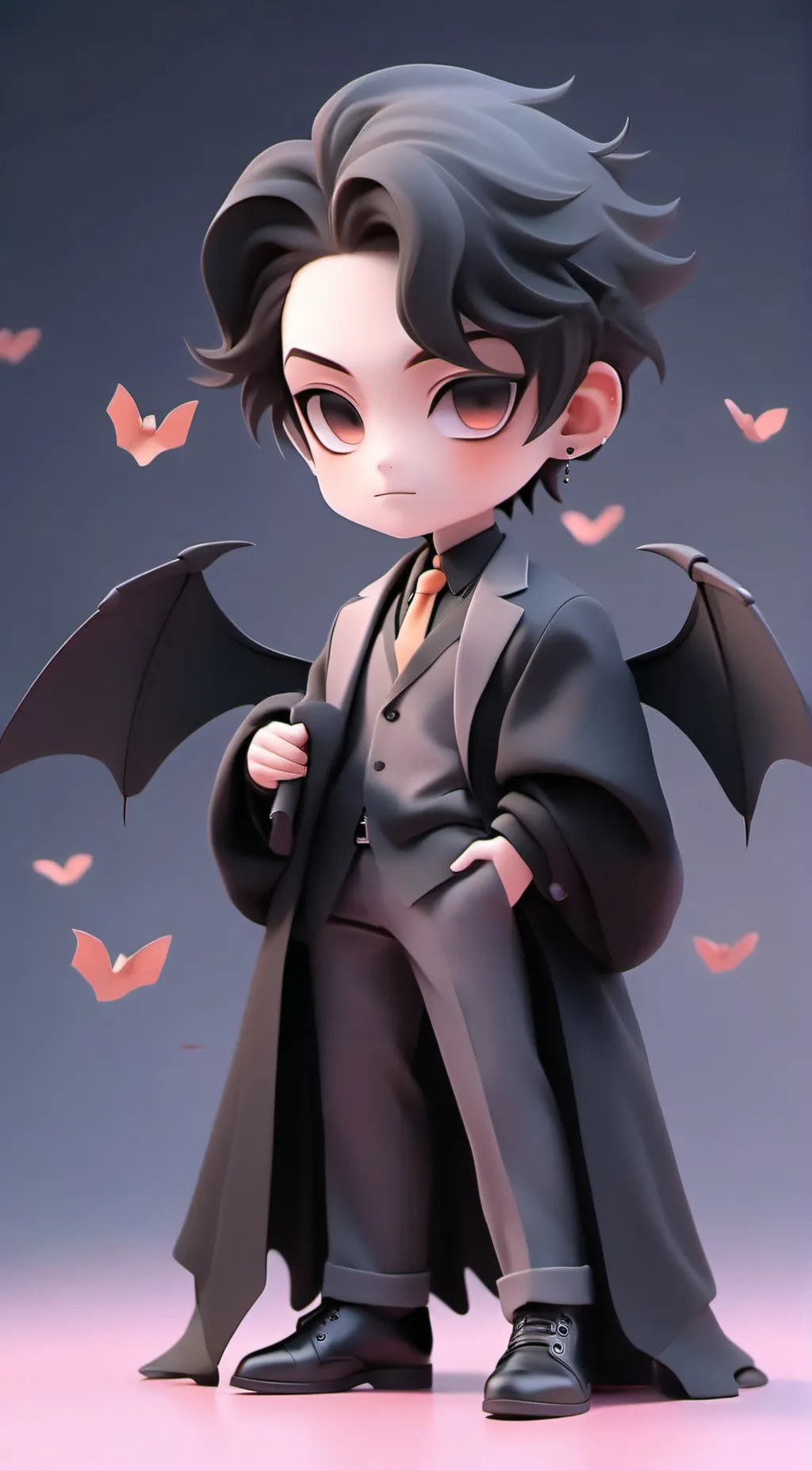 ai character: Koi background