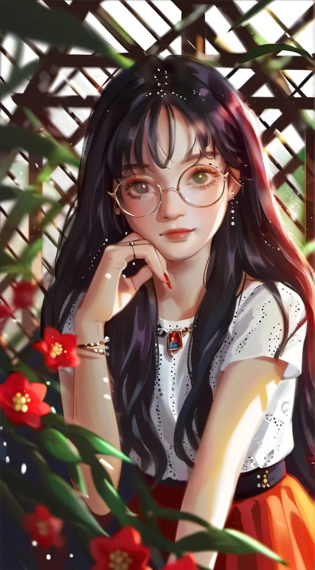 ai character: Spinel  background