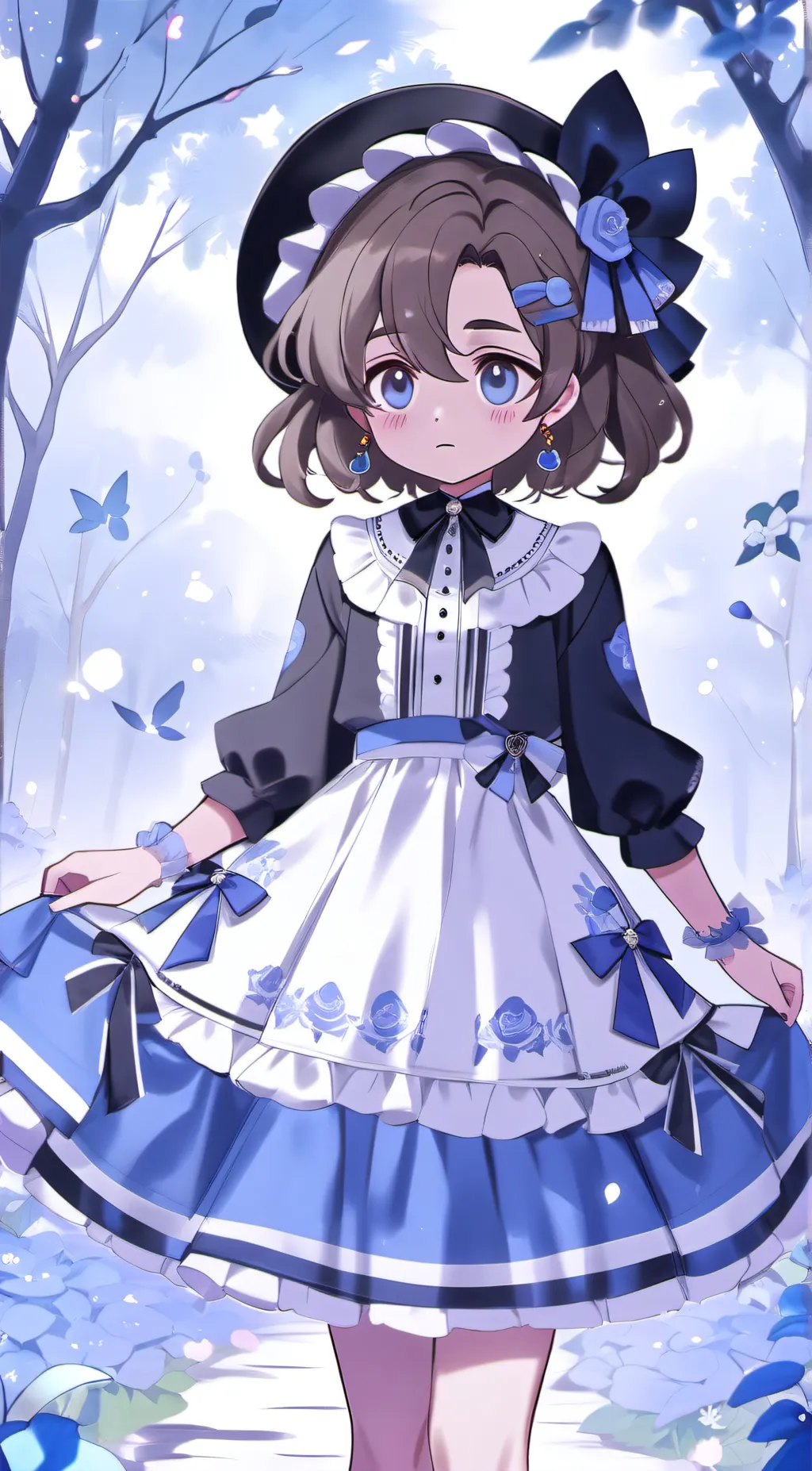 ai character: c.c Afton  background