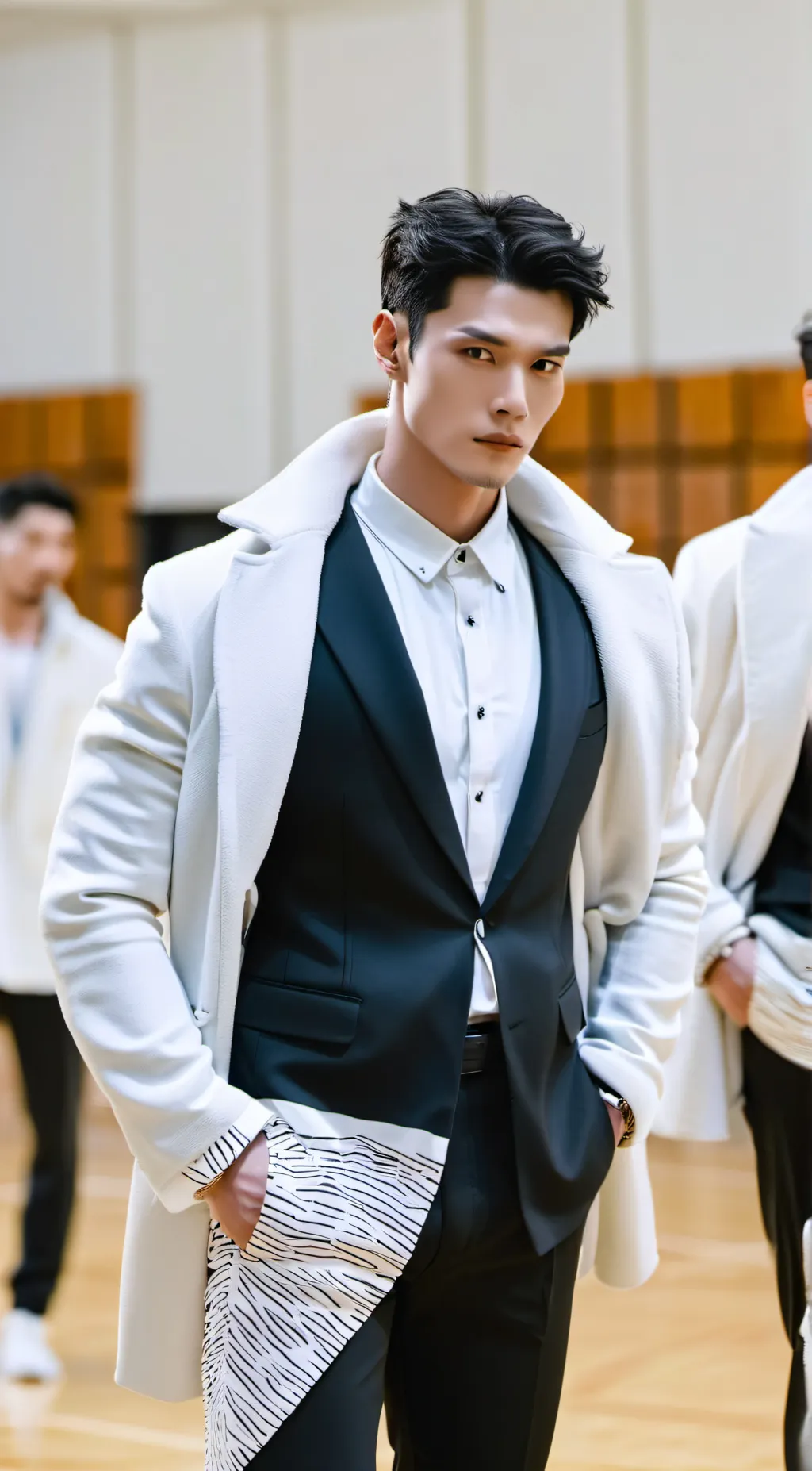 ai character: ¢^LEONARD WRIST€¢ background