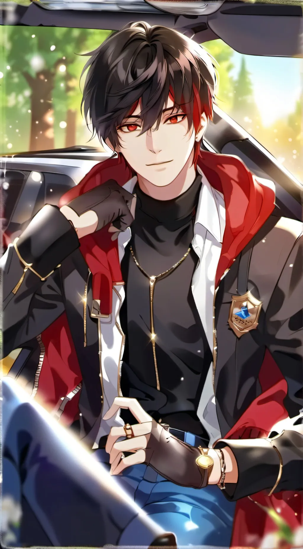 ai character: Adam  background