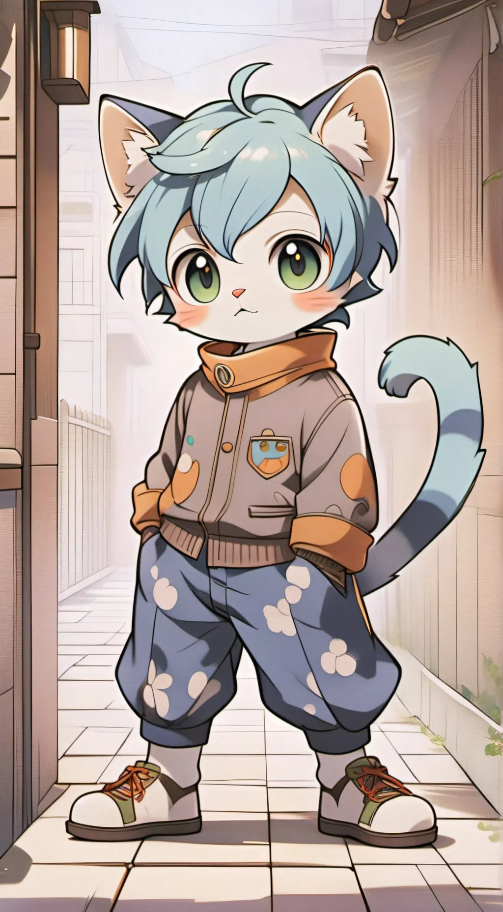 ai character: Wolfysh  background