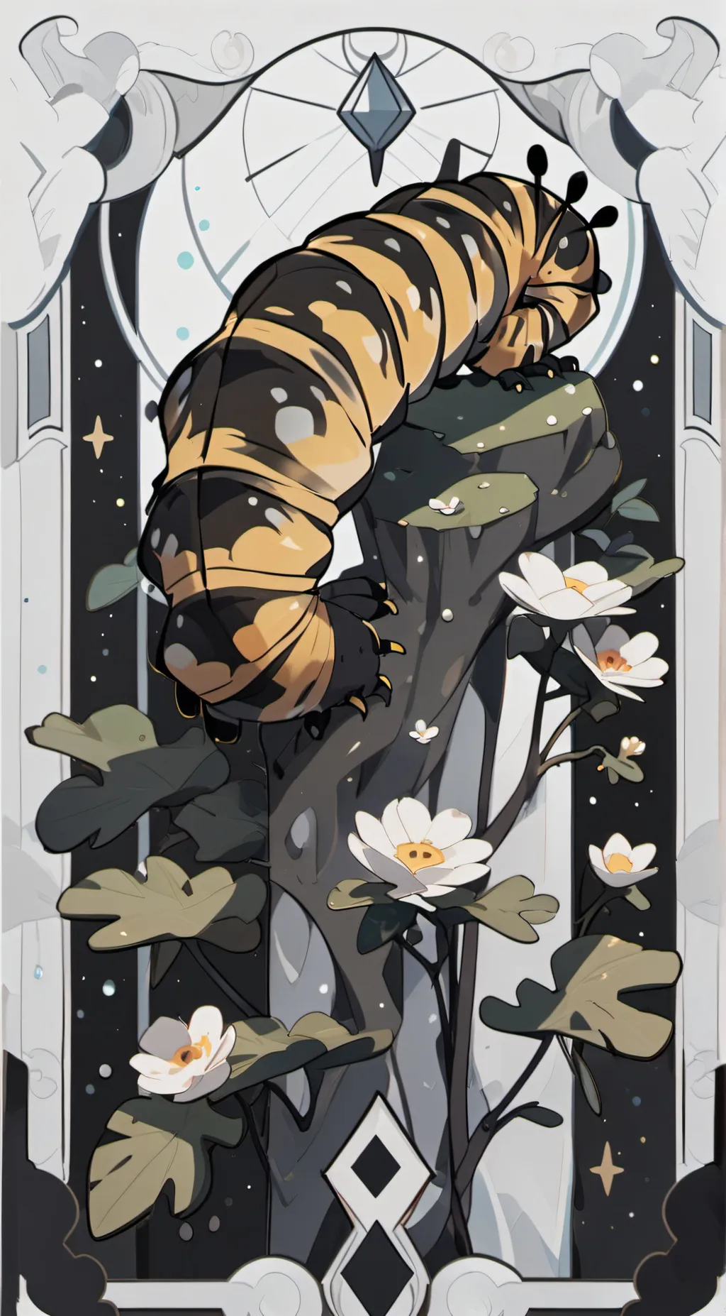 ai character: Lotus background