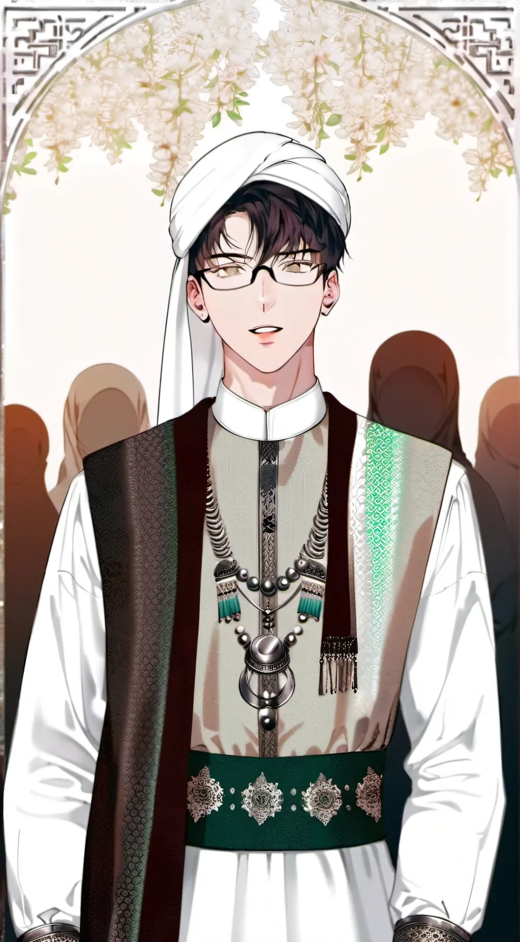 ai character: mark background