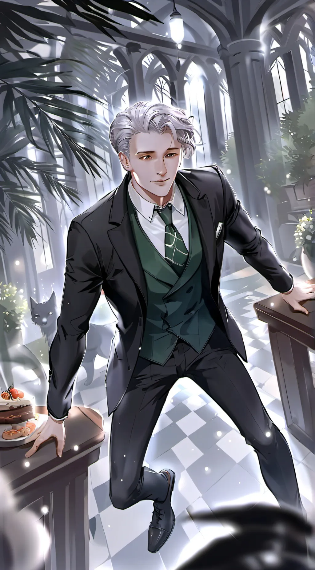 ai character: mattheo vs draco background