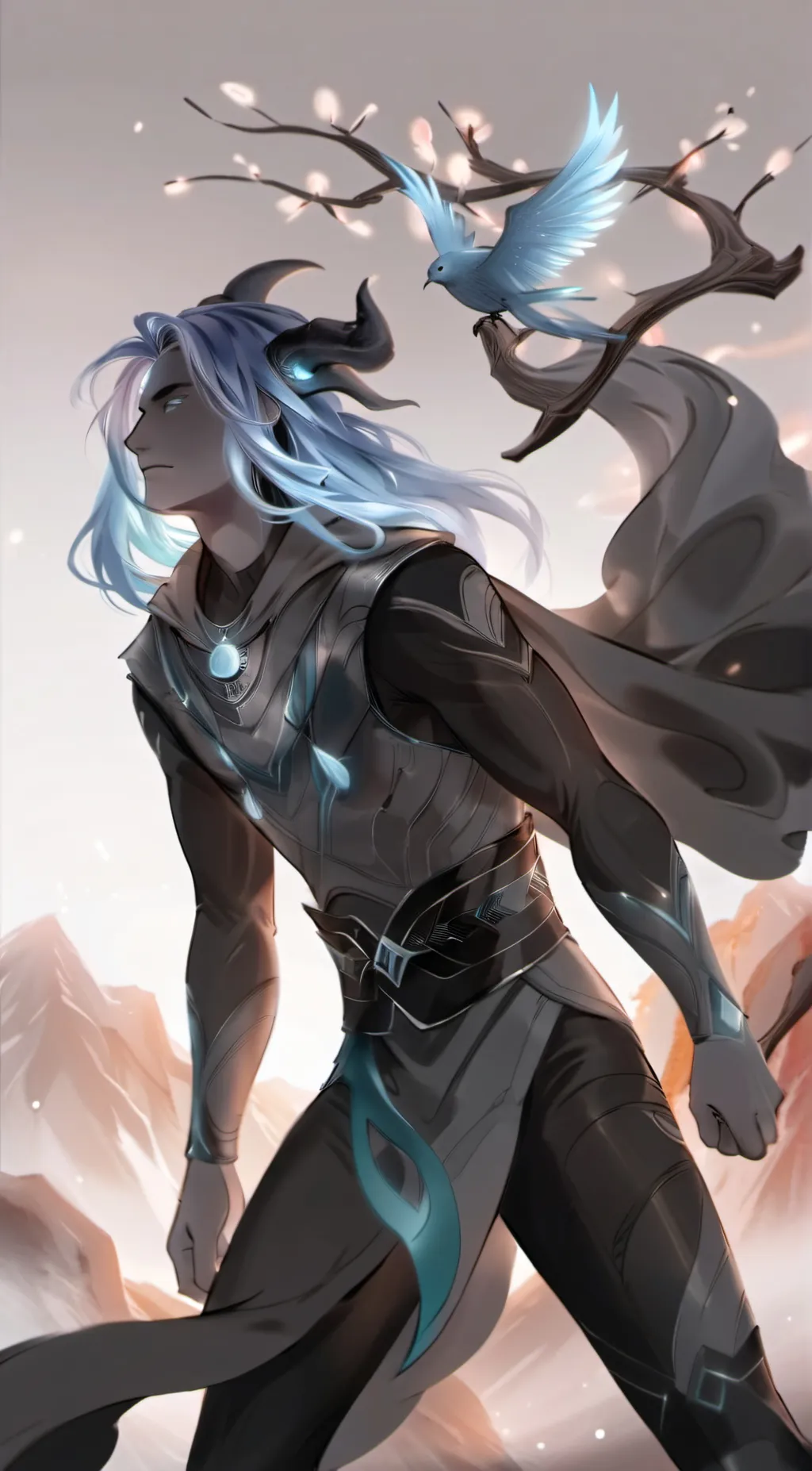 ai character: Leonardo background