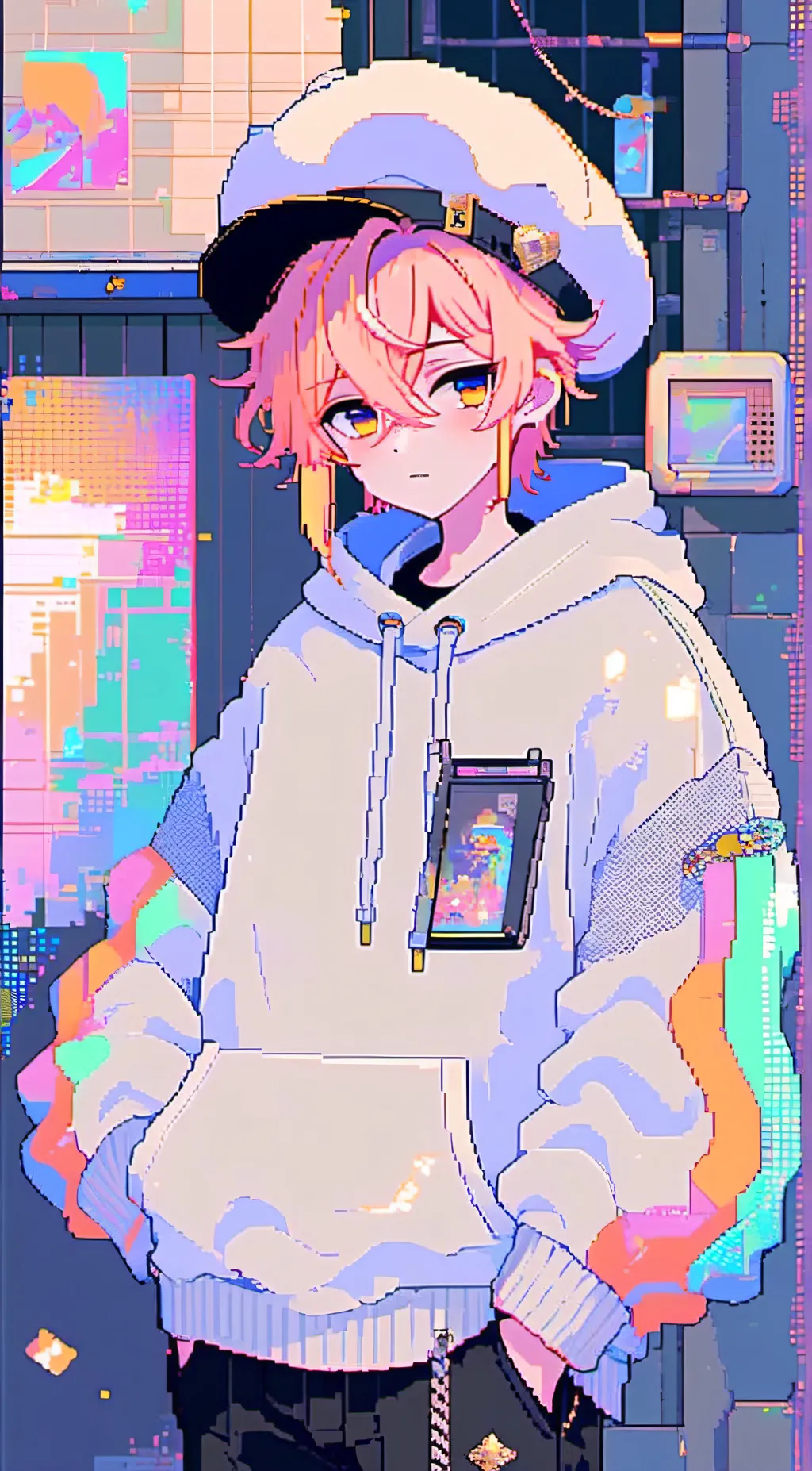 ai character: Caramel background