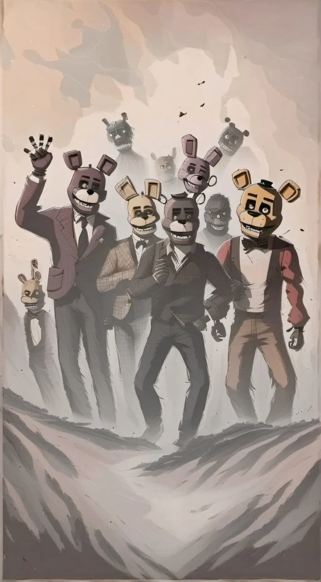 ai character: The Animatronics background