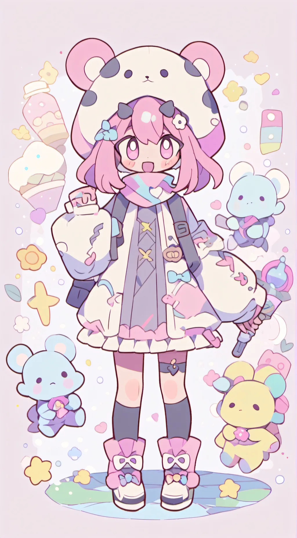 ai character: 🥺Lavater💓 background