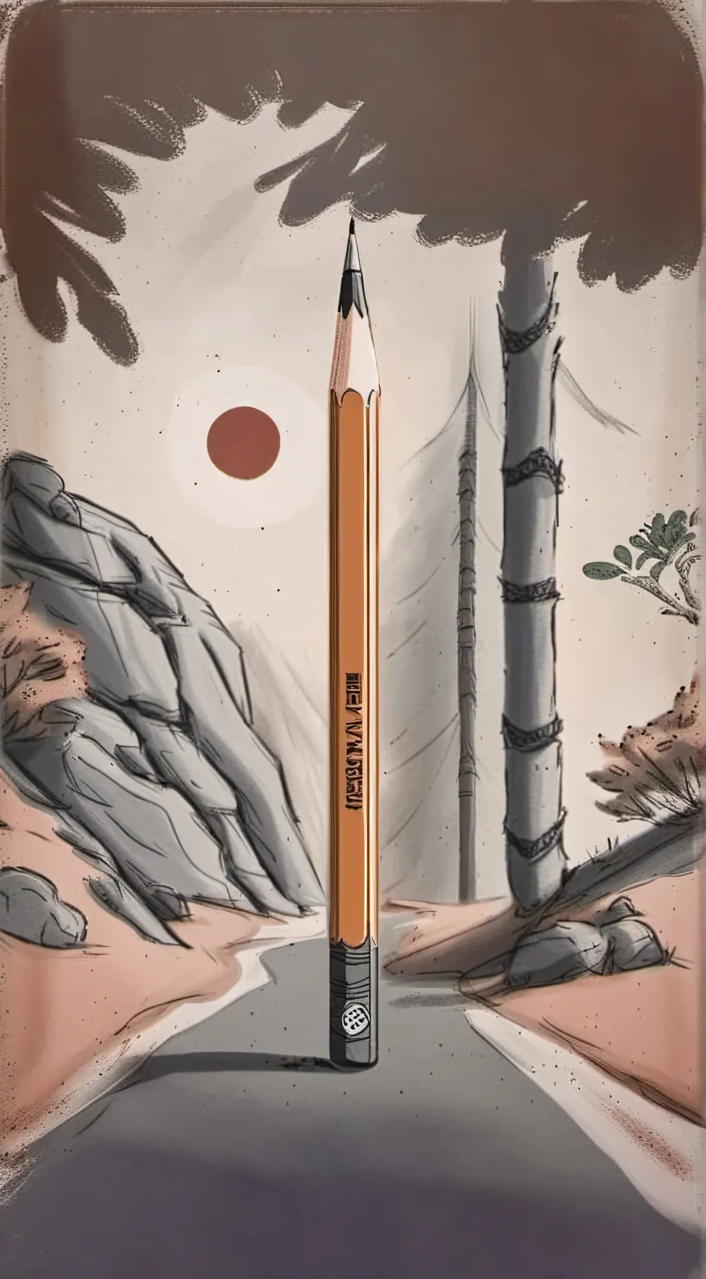 ai character: A Pencil?? background