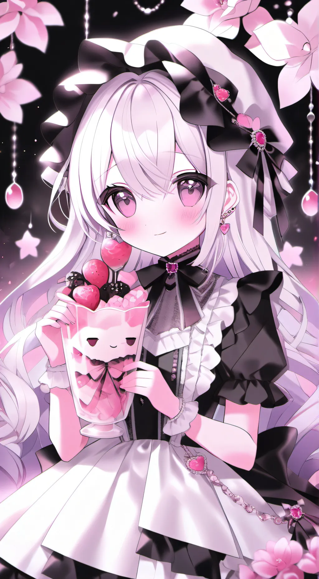 ai character: emma the maid~💗💋💅🏾 background