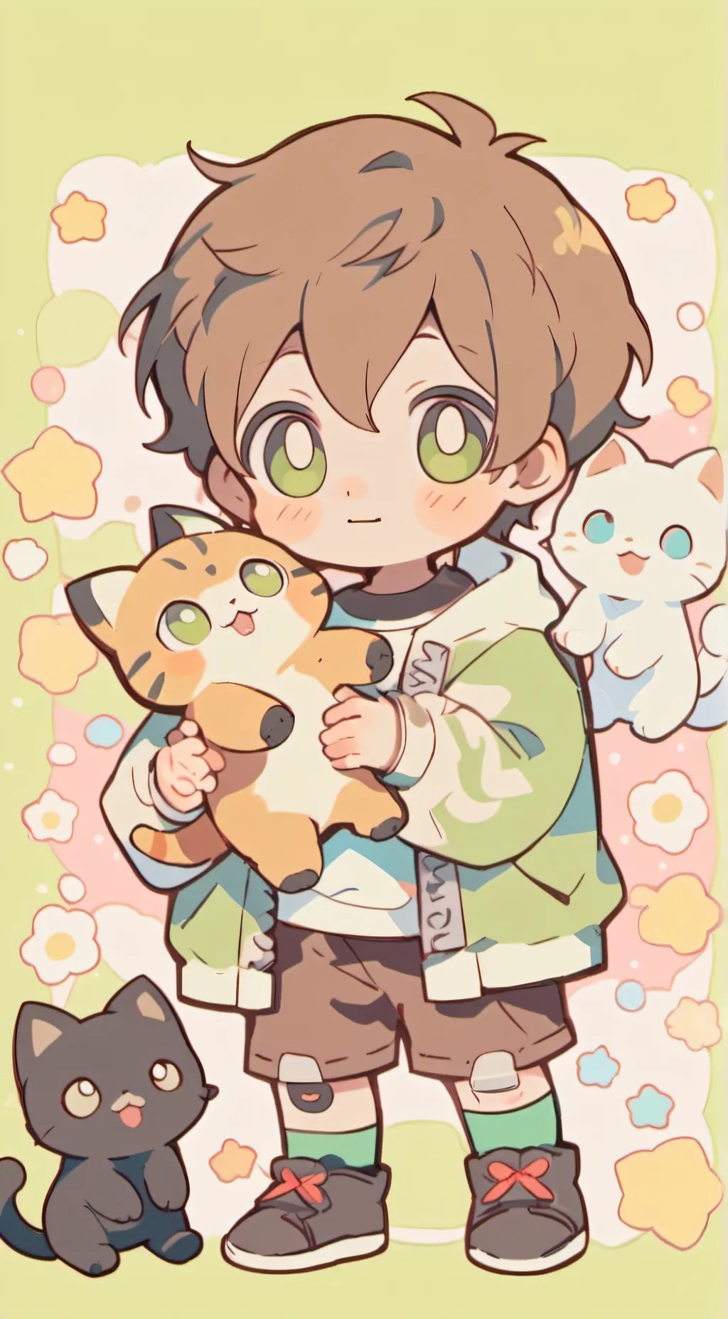 ai character: Mango background