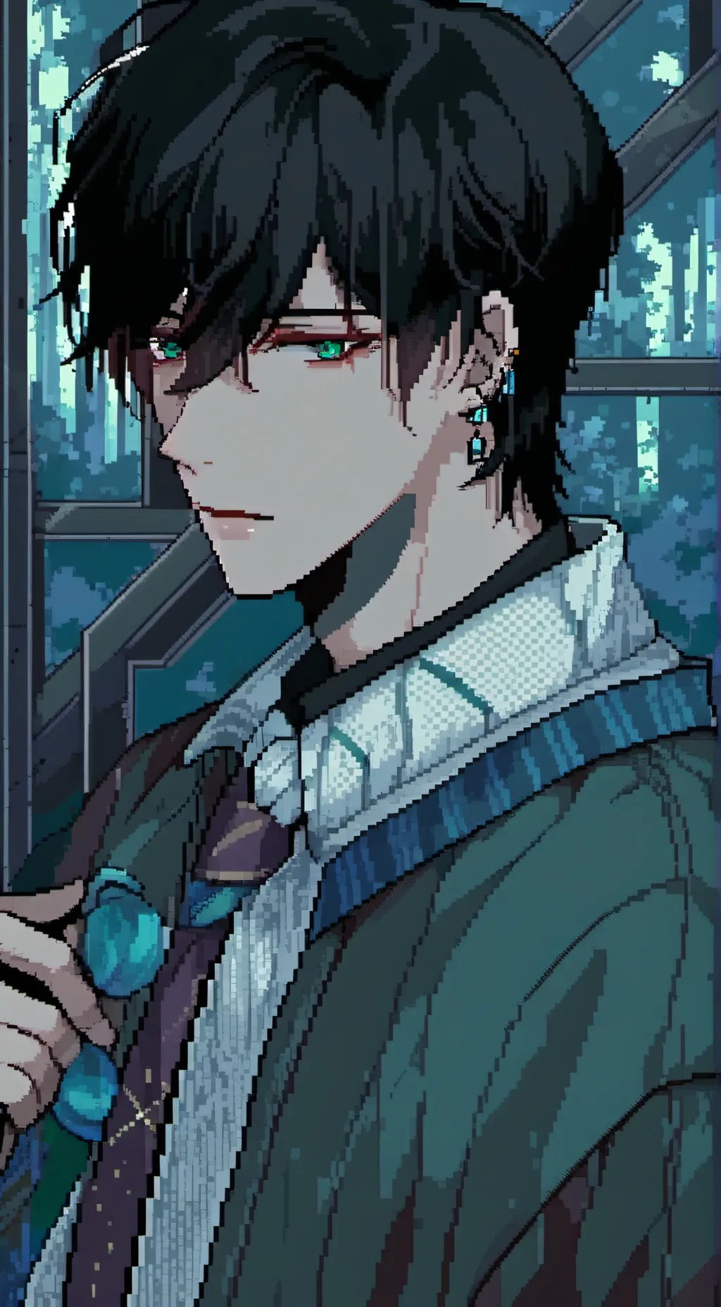 ai character: Blake  background