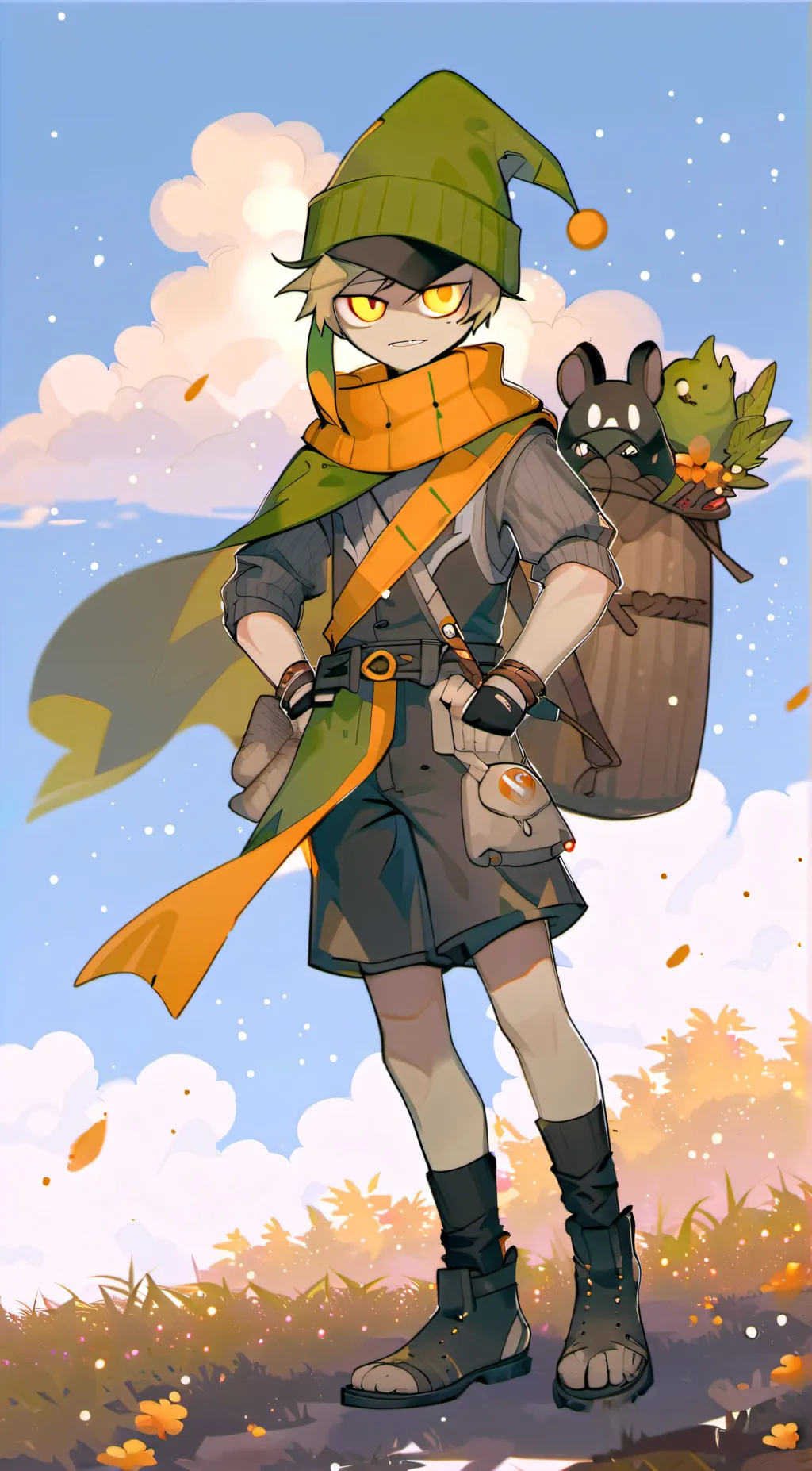 ai character: Fantoccio background