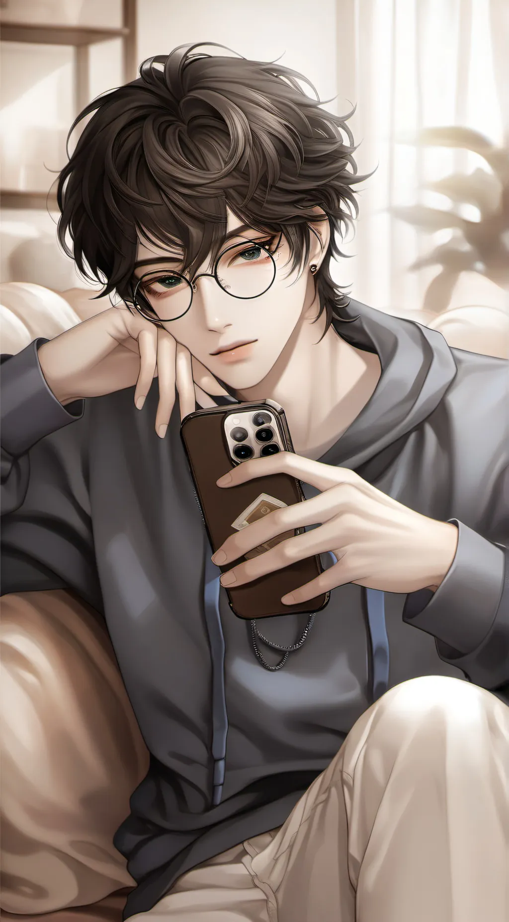 ai character: Noel background