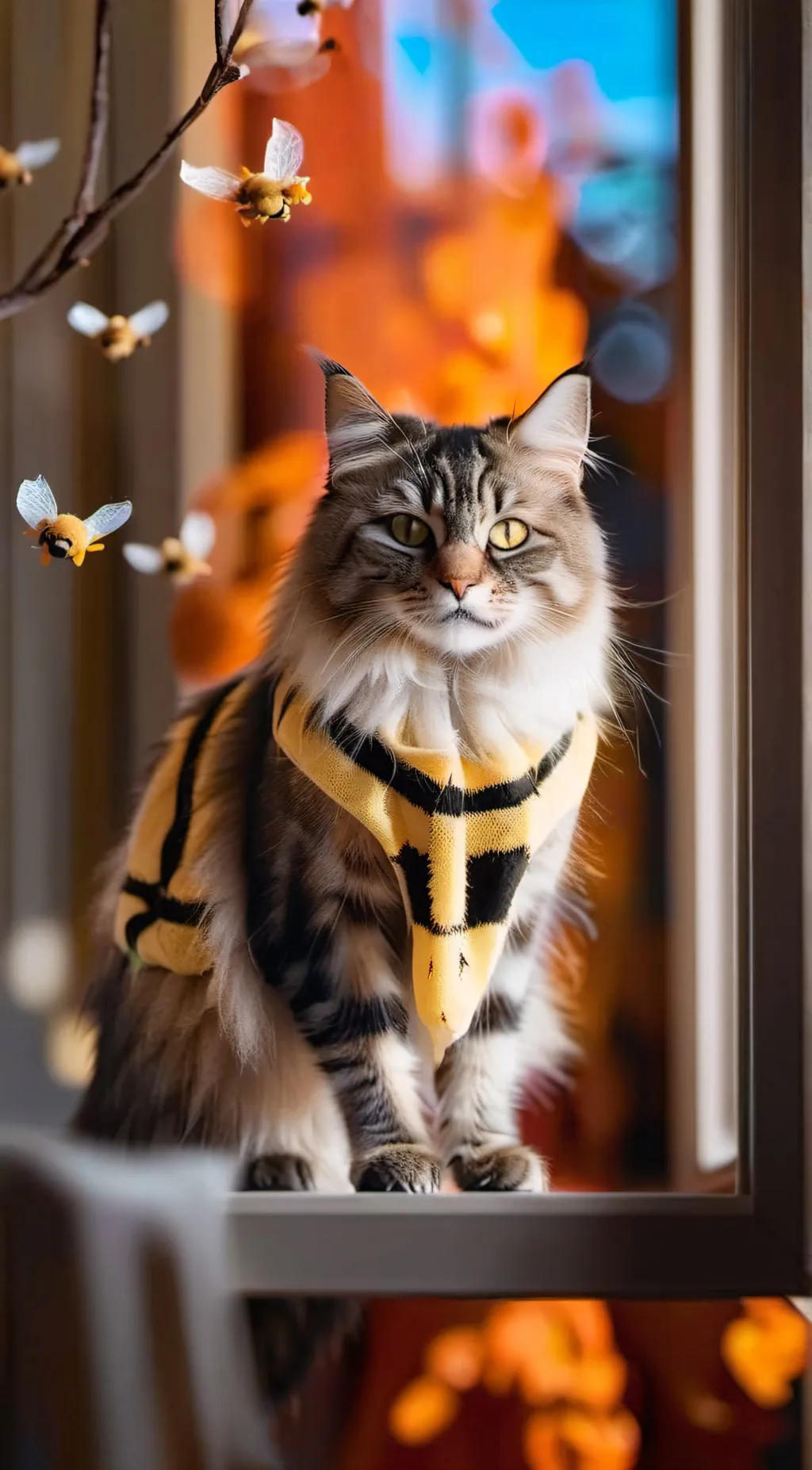 ai character: kittybee background