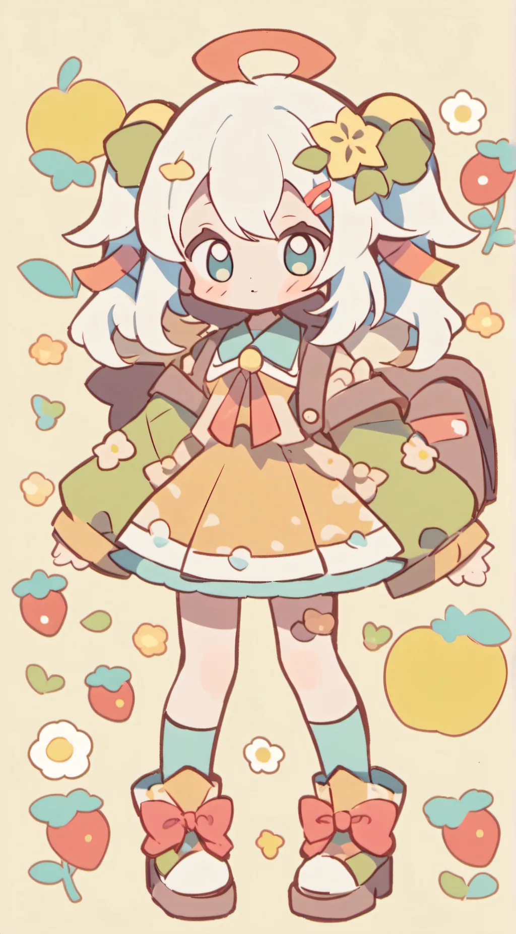 ai character: HB+HH+backrooms background