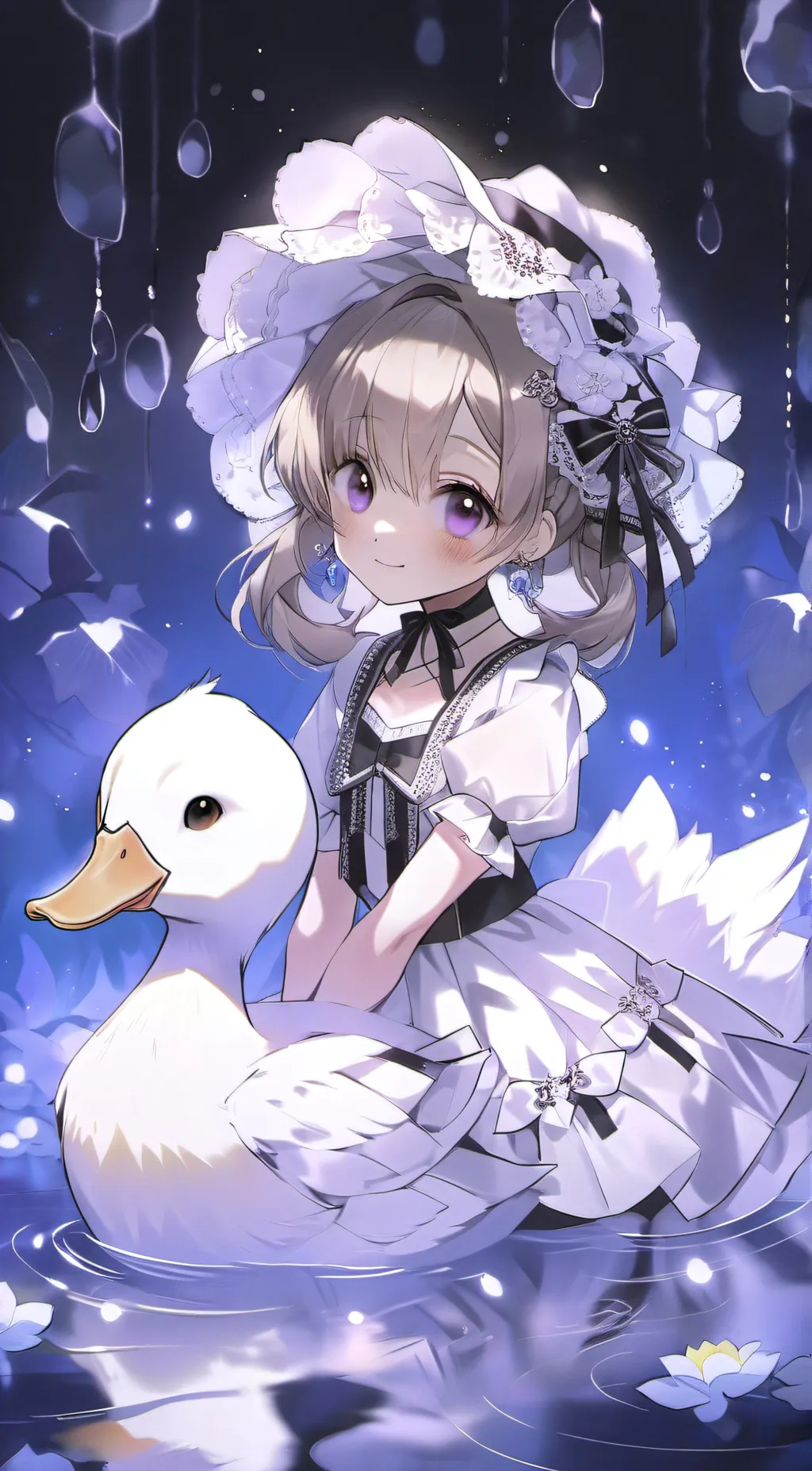ai character: duck background