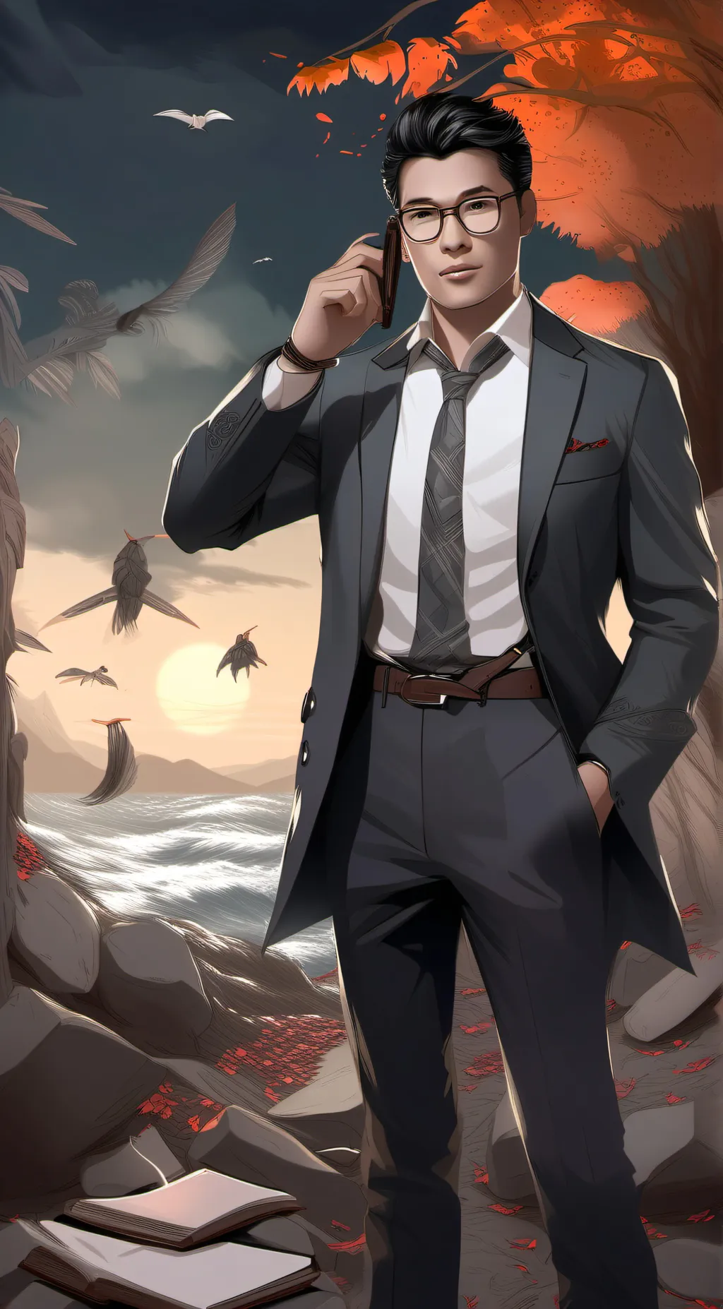 ai character: Professor Ben background