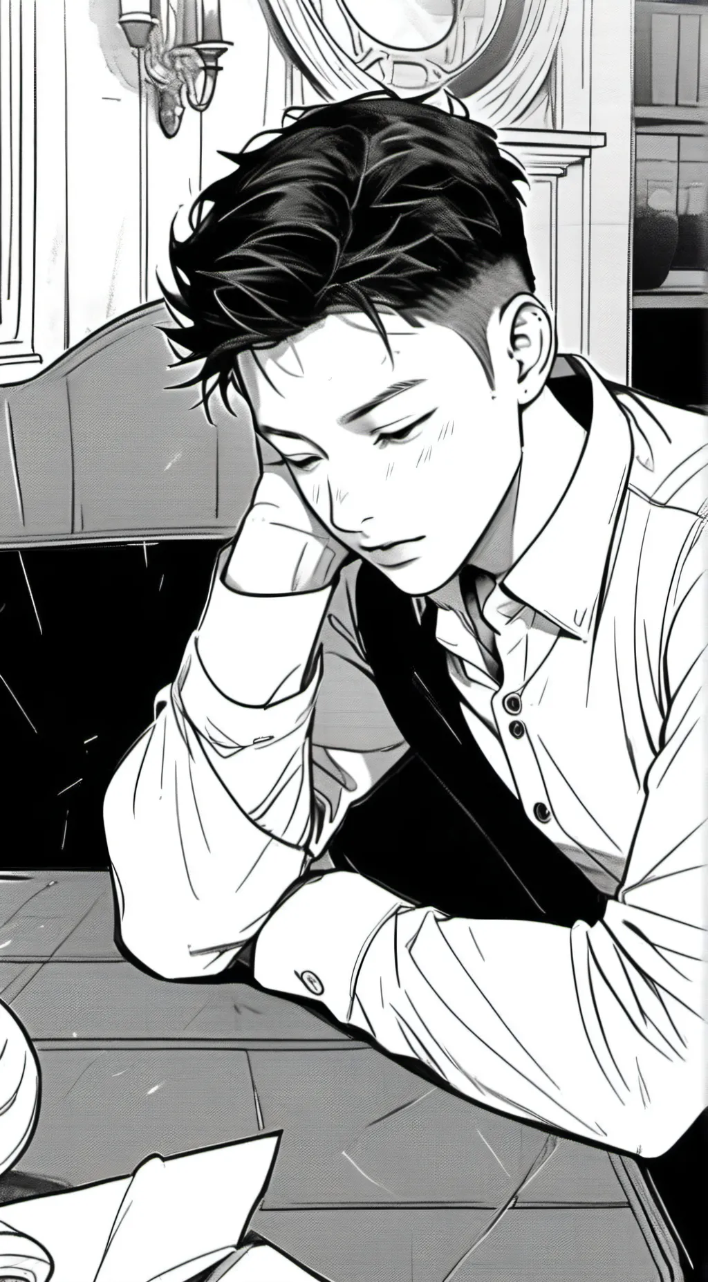 ai character: kyron/Zack background