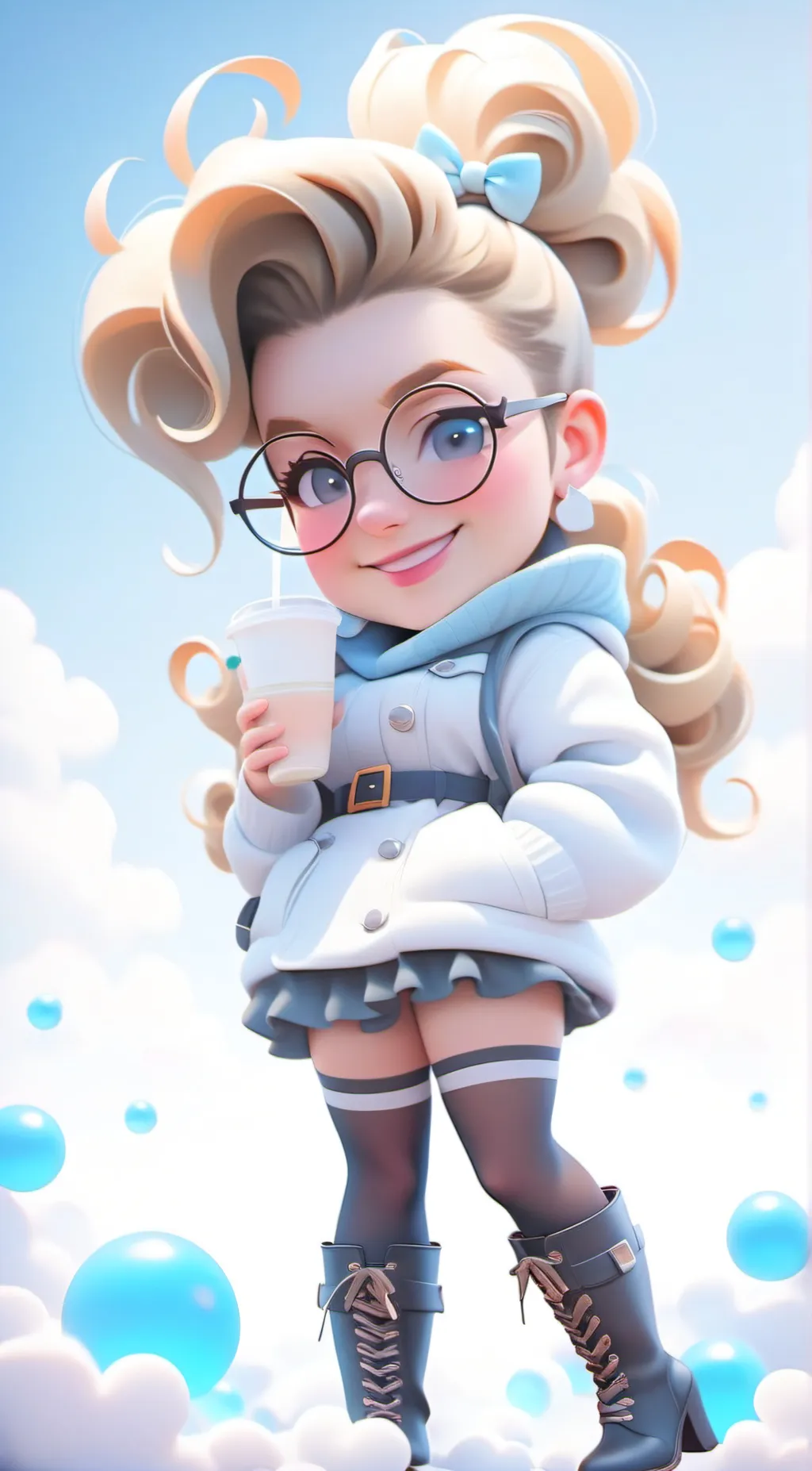 ai character: ☕Sadie Malloy📚 background