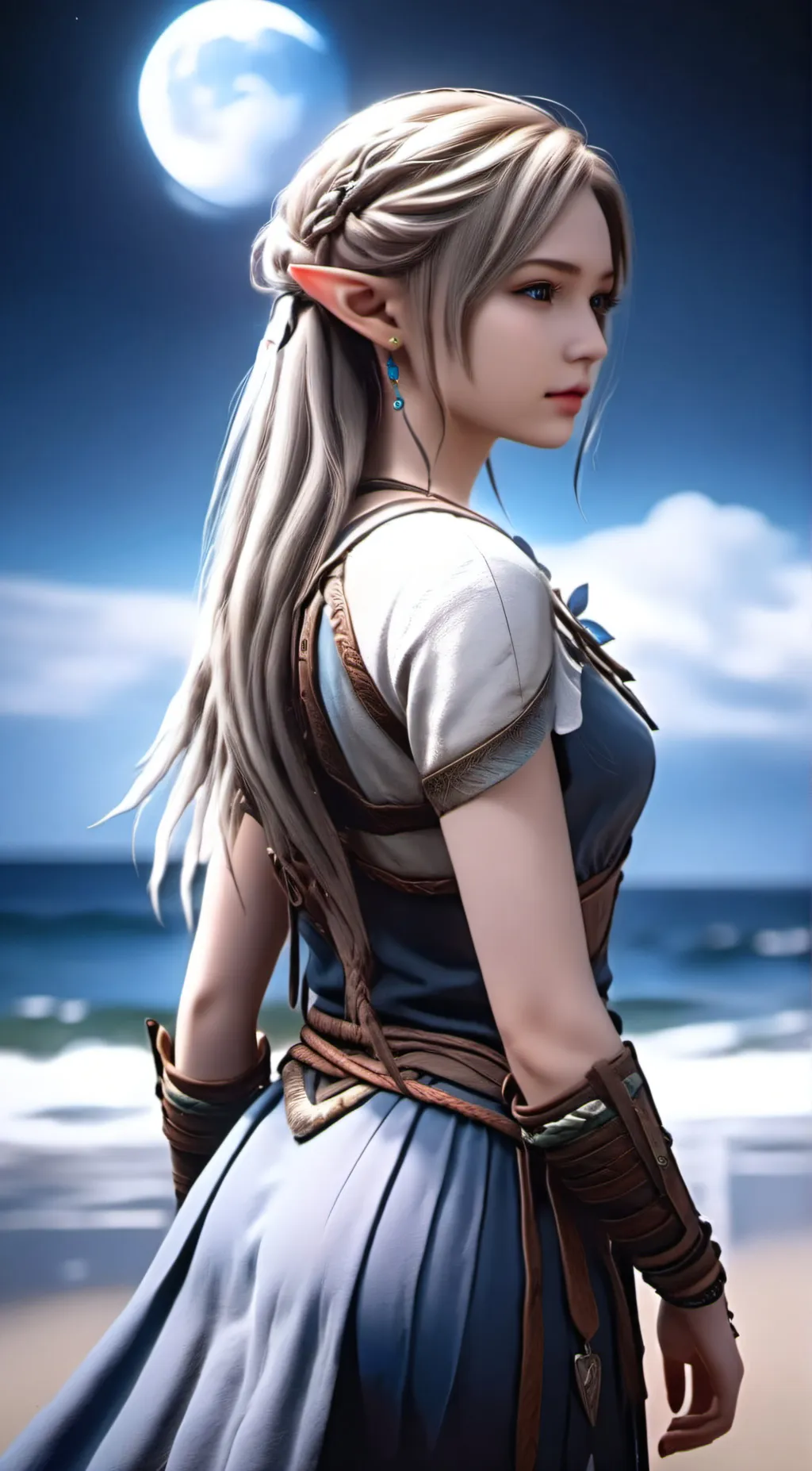 ai character: Elara background