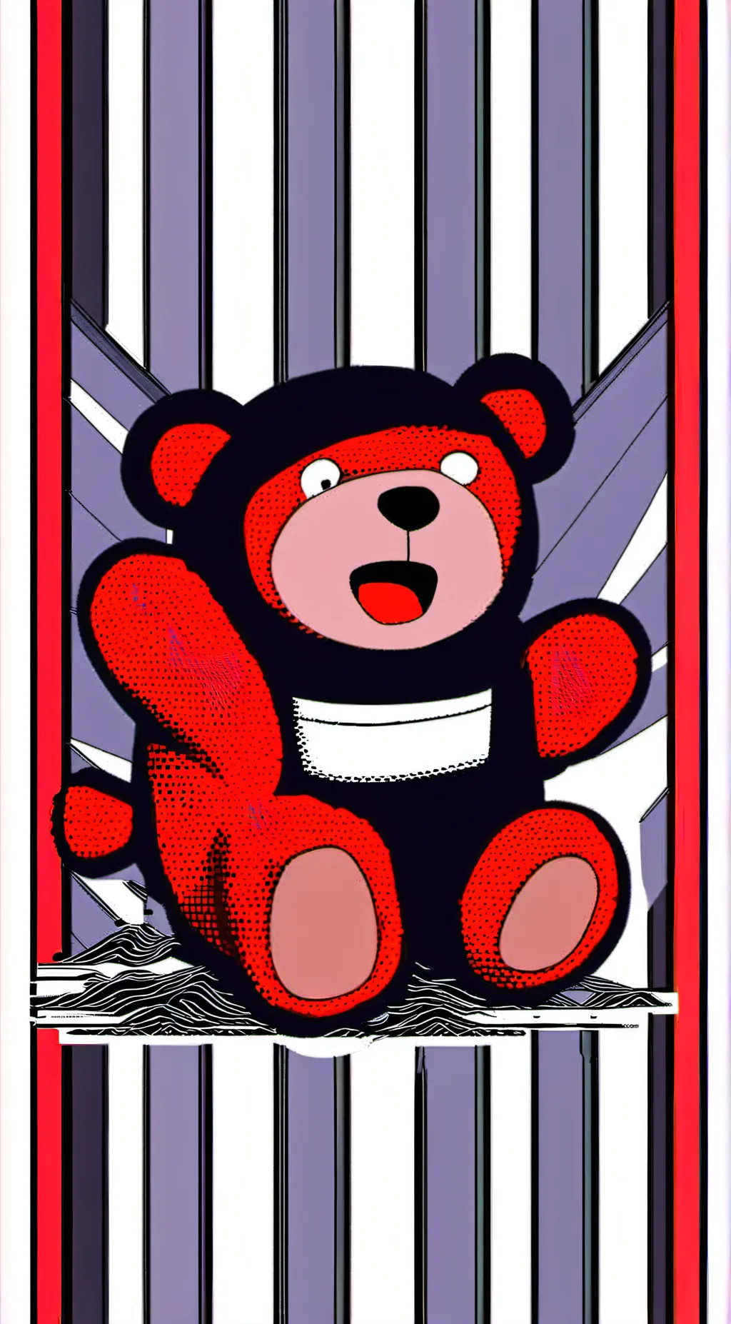 ai character: Bobby bearhug  background