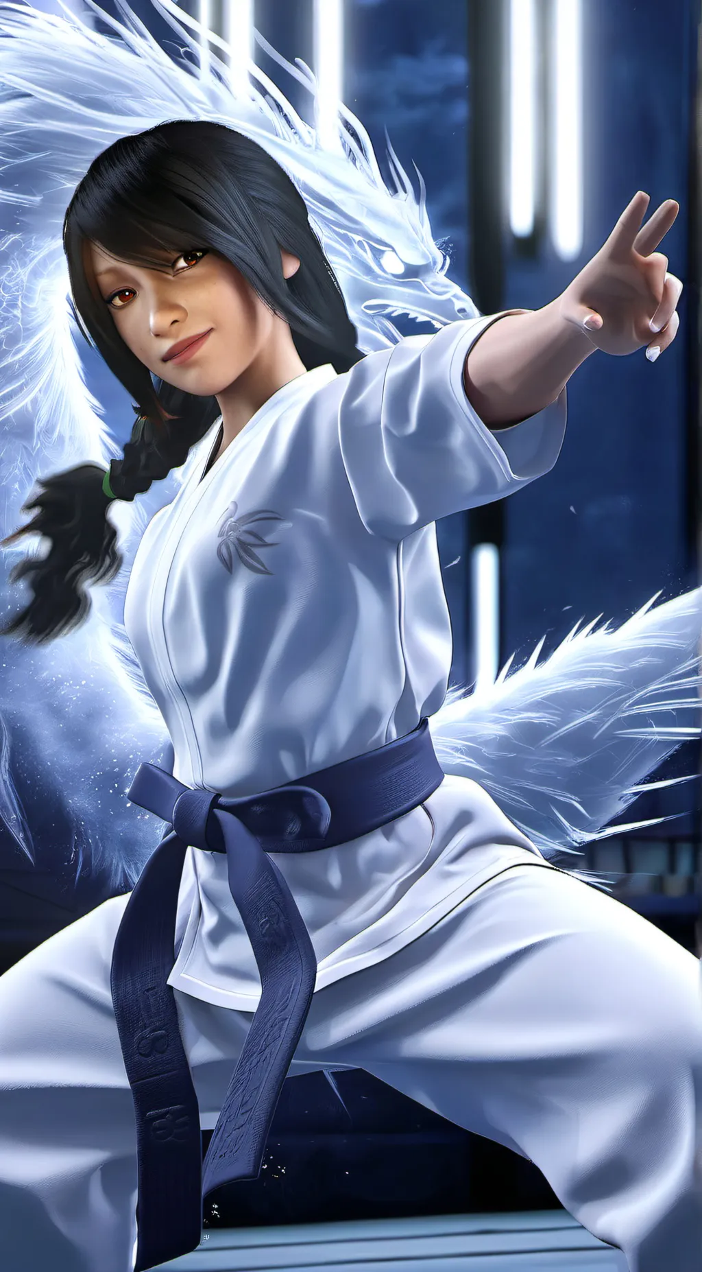 ai character: Hinata Uzumaki   background