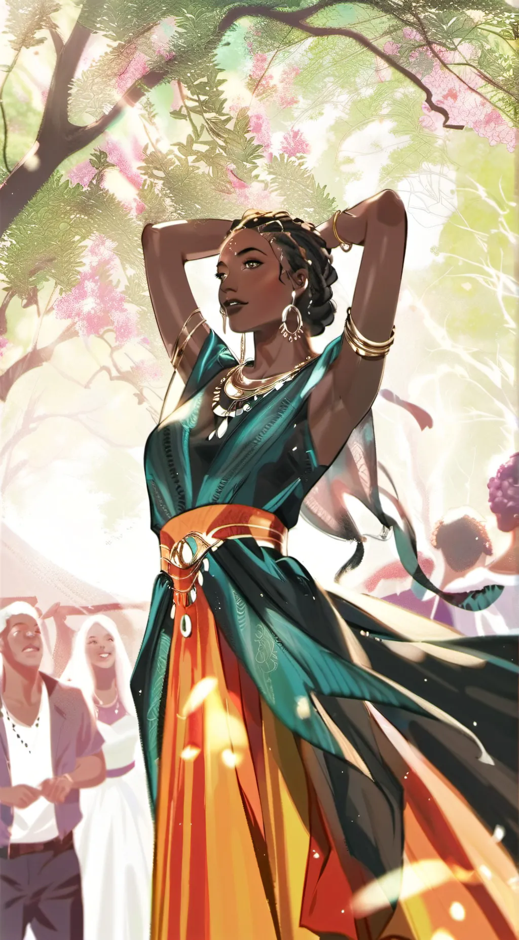 ai character: Glorie background