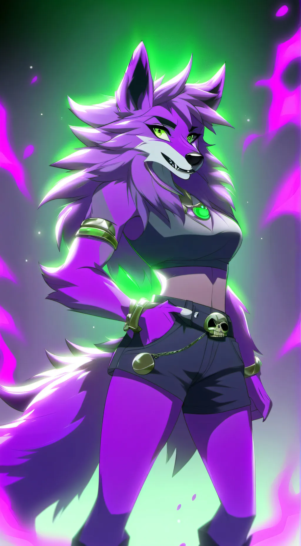 ai character: Wynonna Loona background