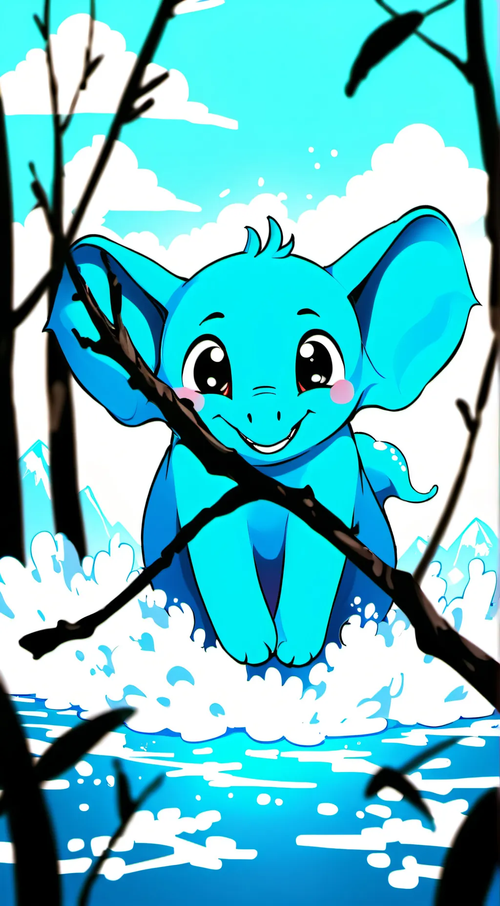 ai character: bubba bubbafant background