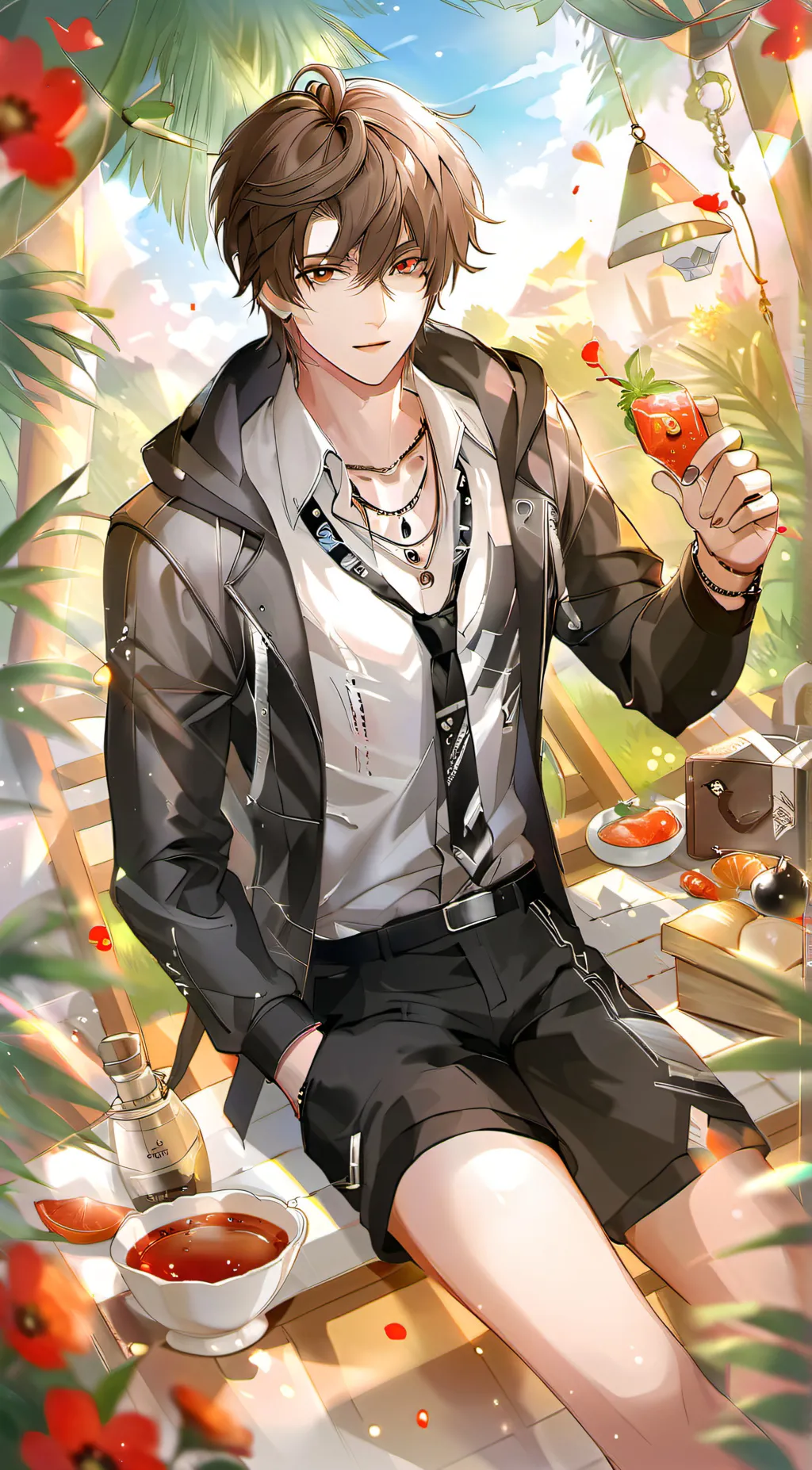 ai character: FiNlAy KeRrAgIaN background