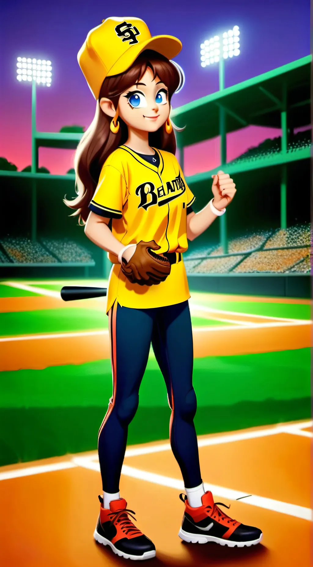 ai character: Red Rose  background