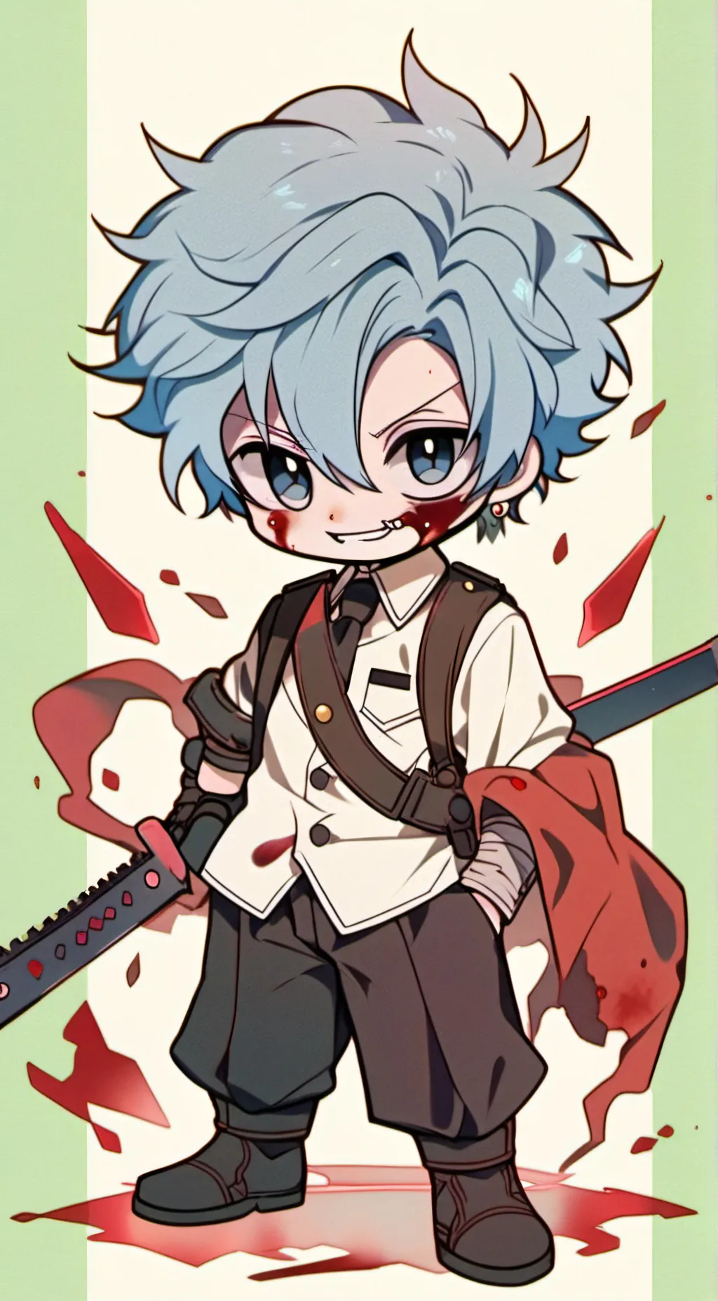 ai character: 🔪huggy wuggy🔪 background
