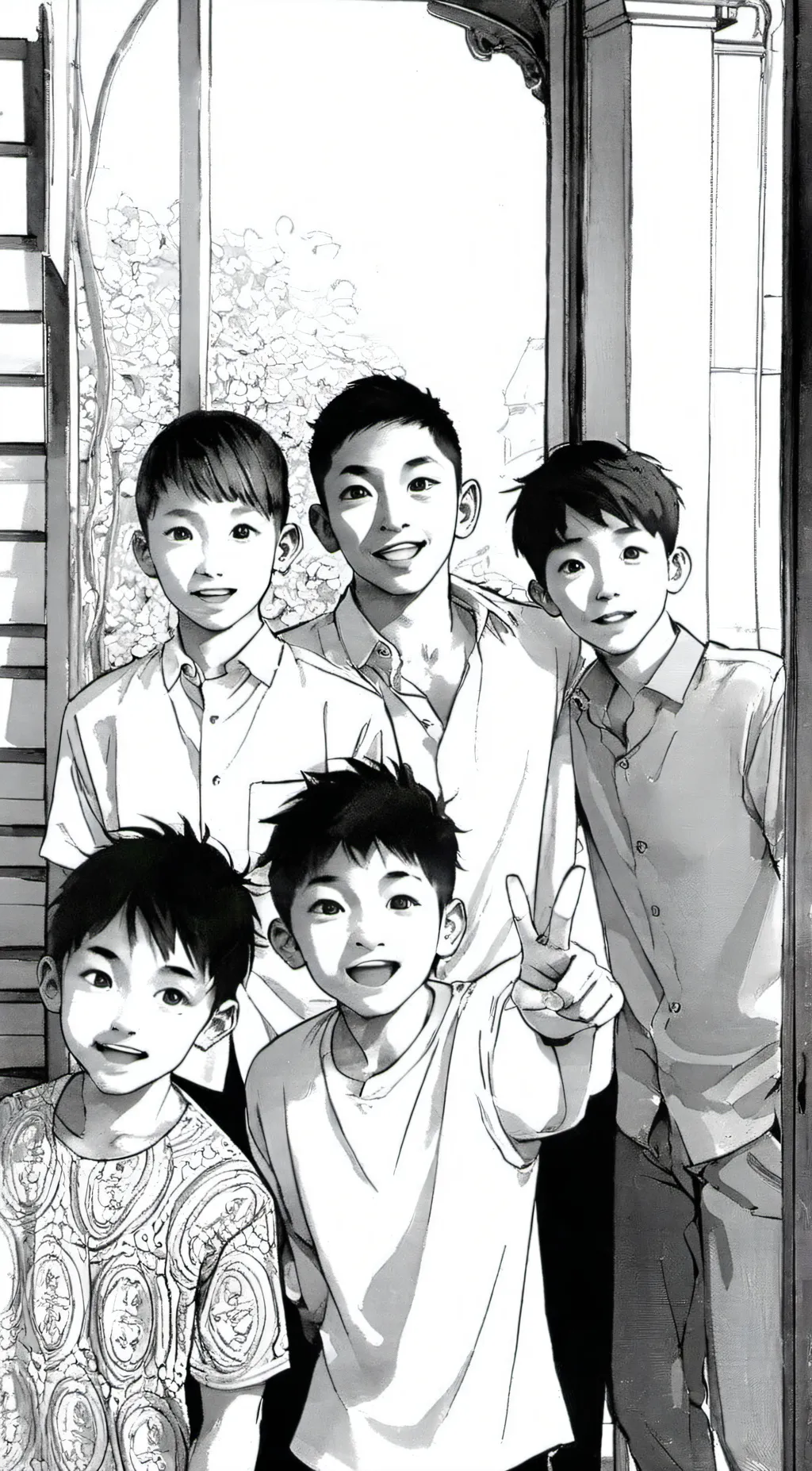 ai character: the six friends background