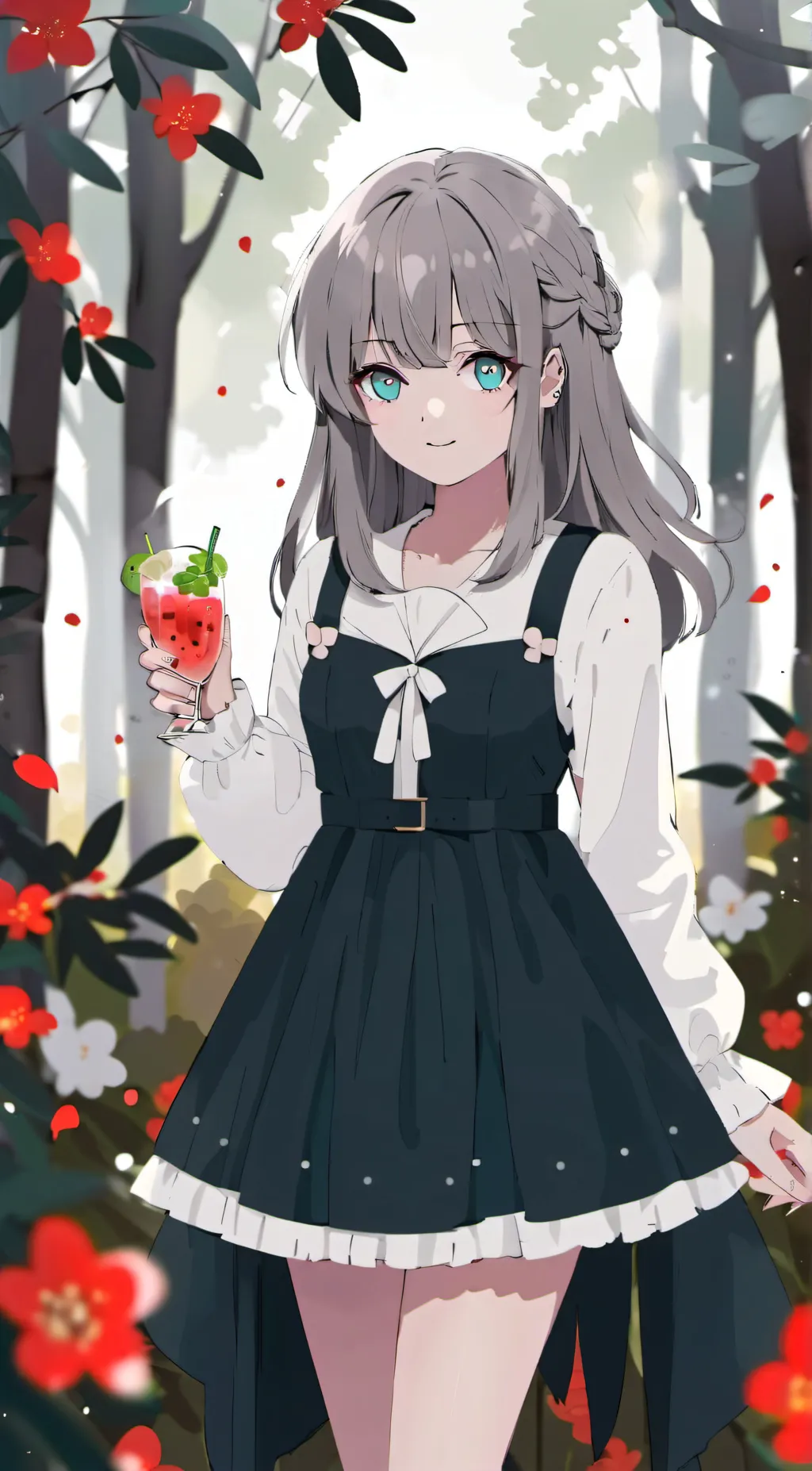 ai character: Rose background